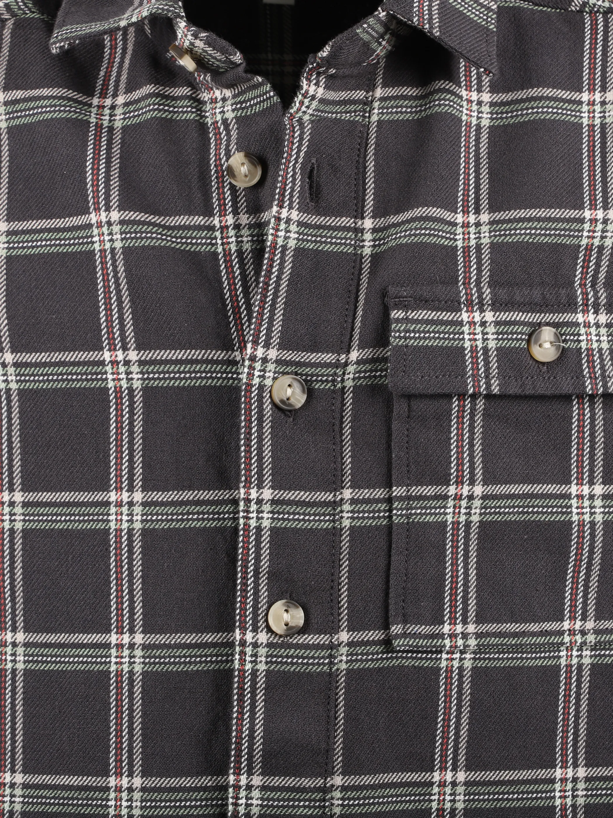 Tom Tailor 1033201 relaxed check shirt Grau 869674 30235 3