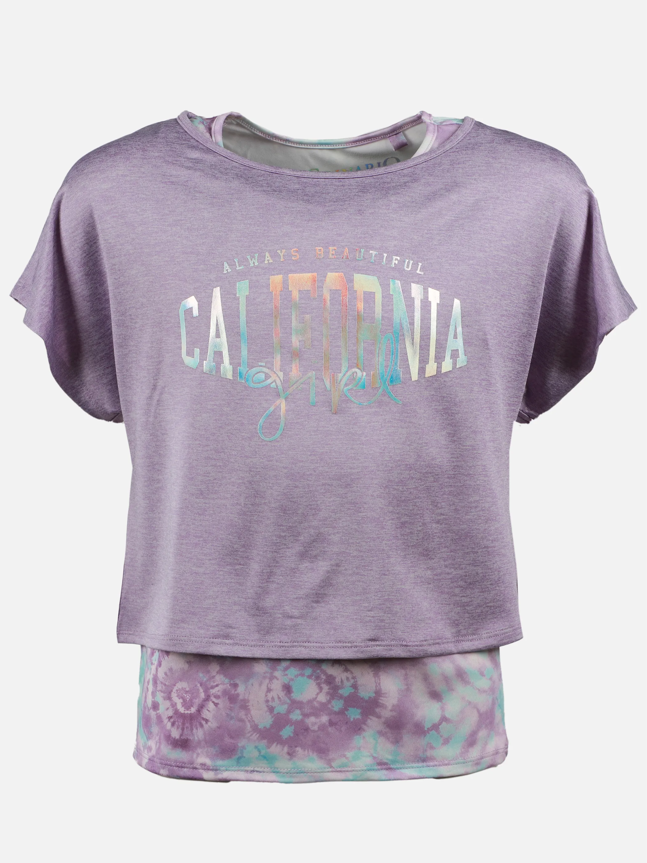 Grinario Sports TG-Sport-T-Shirt Lila 905401 FLIEDER 1