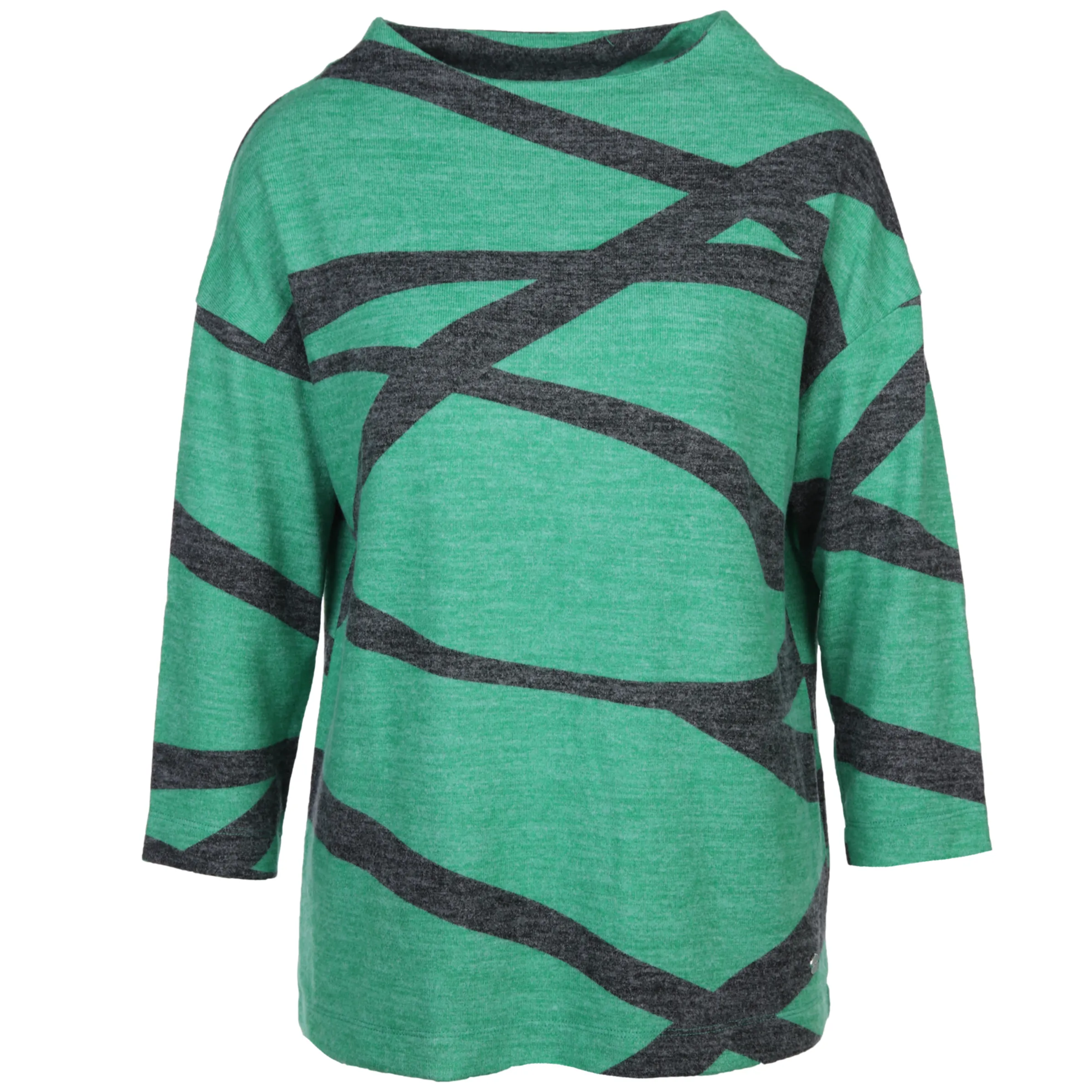 Sure Da-Printshirt m. 3/4 Arm Grün 882062 SMARAGD 1 Sure Da-Printshirt m. 3/4 Arm Grün 882062 SMARAGD 1