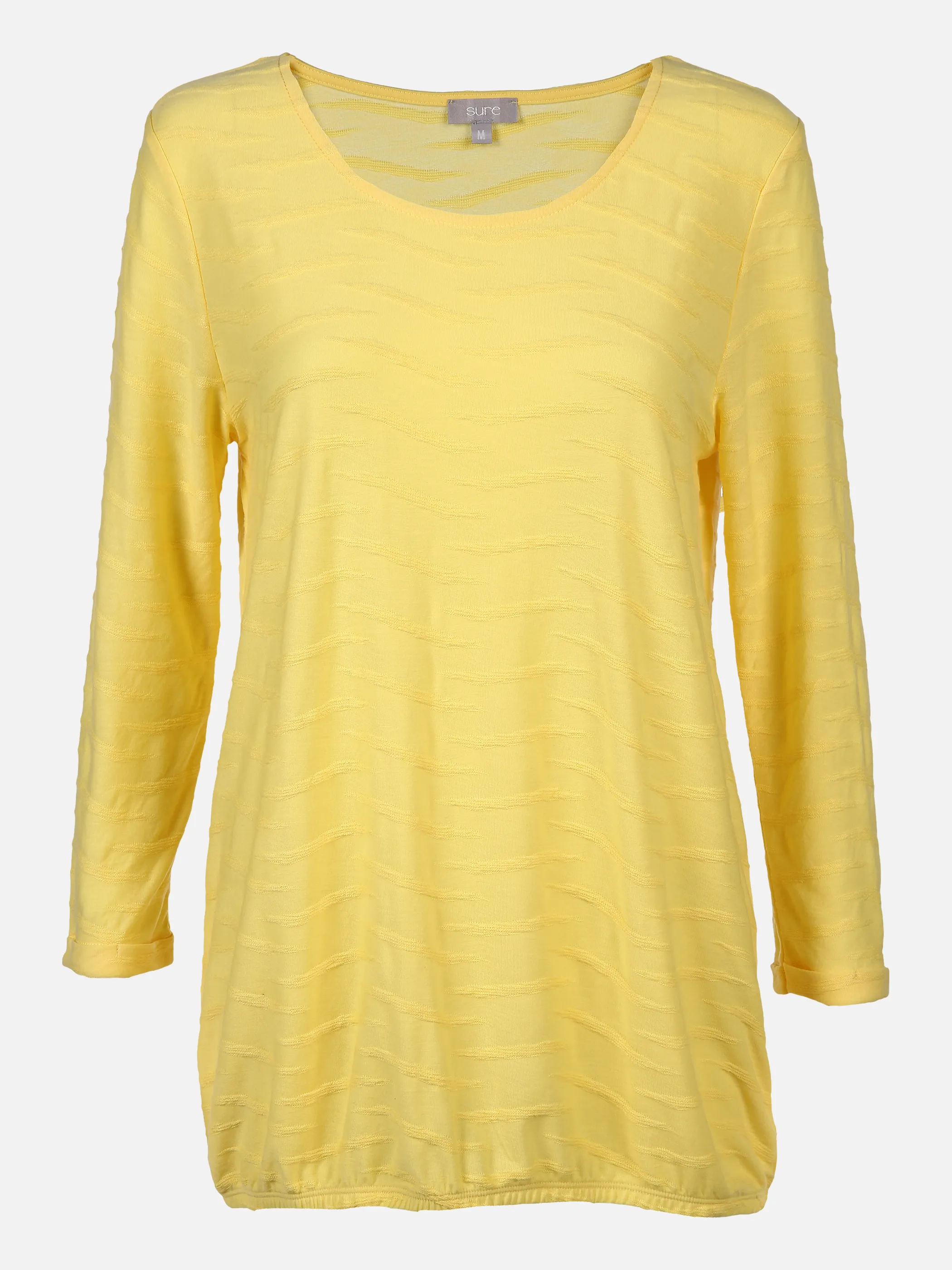 Sure Da-Jacquard-Shirt 3/4 Arm Gelb 837066 SUN YELLOW 1 Sure Da-Jacquard-Shirt 3/4 Arm Gelb 837066 SUN YELLOW 1