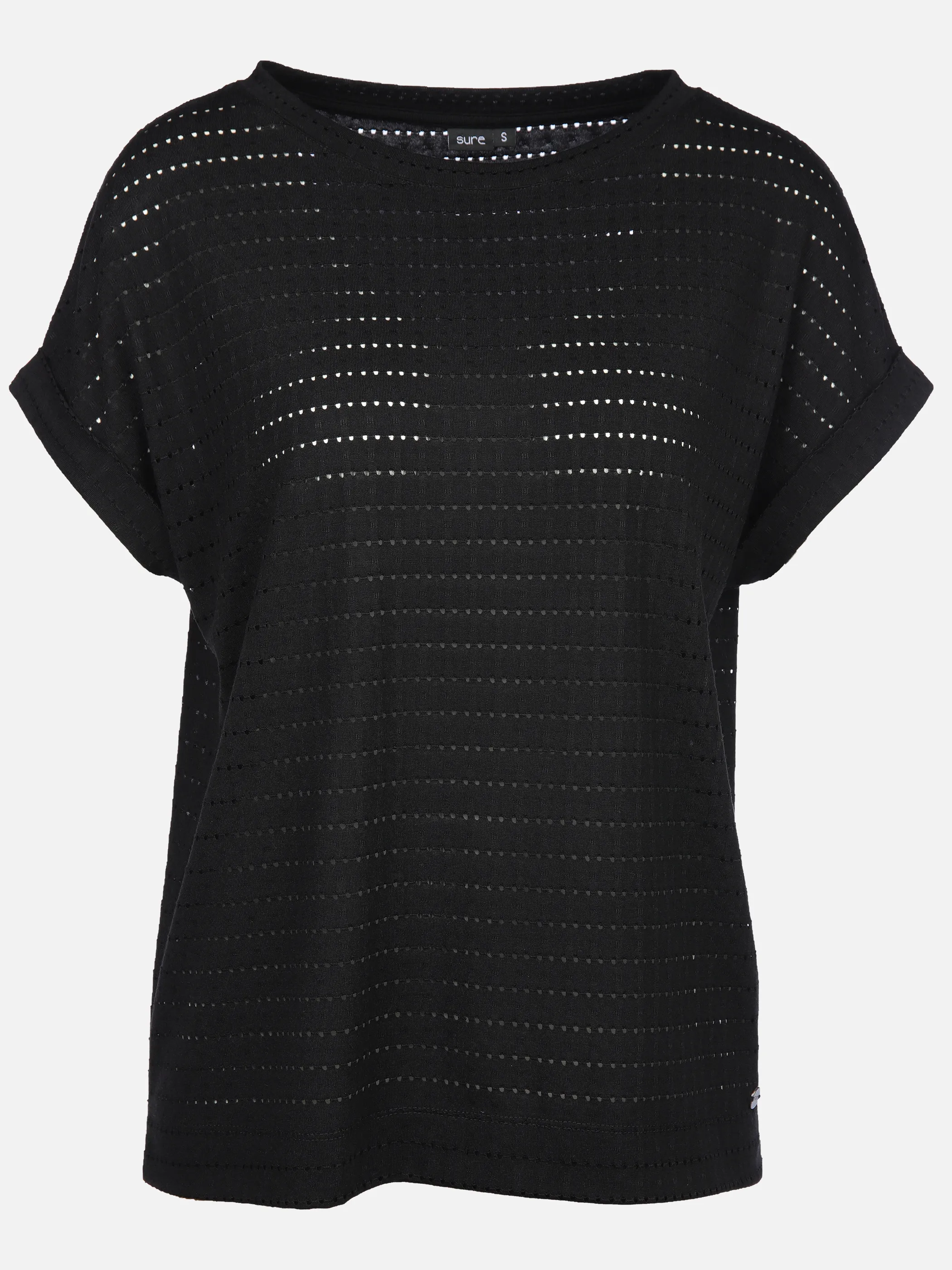 Sure Da-Jacquard-Shirt Schwarz 913477 SCHWARZ 1