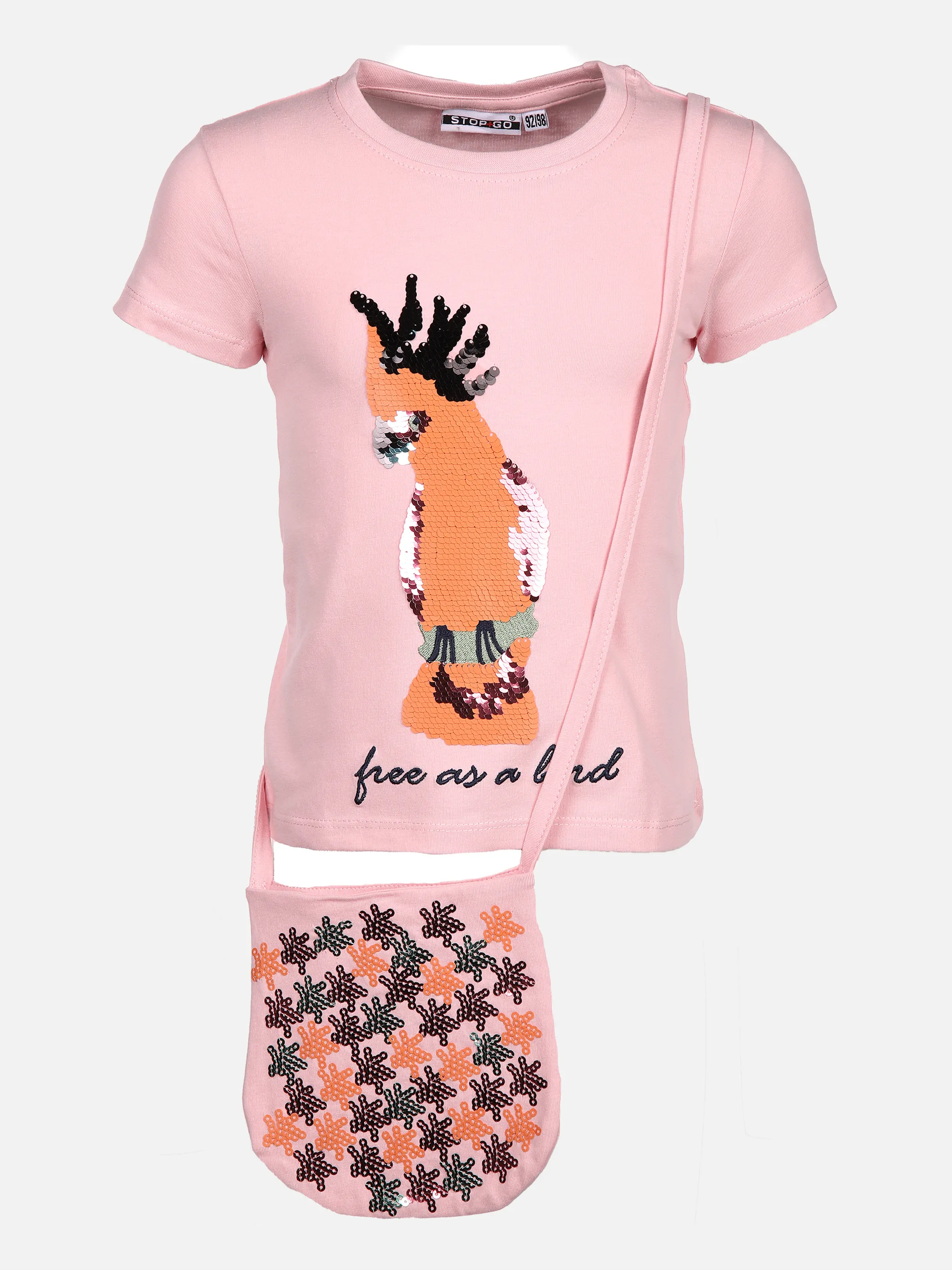 Stop + Go MG Set TShirt in rosa Kakadu Rosa 851670 ROSA 1 Stop + Go MG Set TShirt in rosa Kakadu Rosa 851670 ROSA 1
