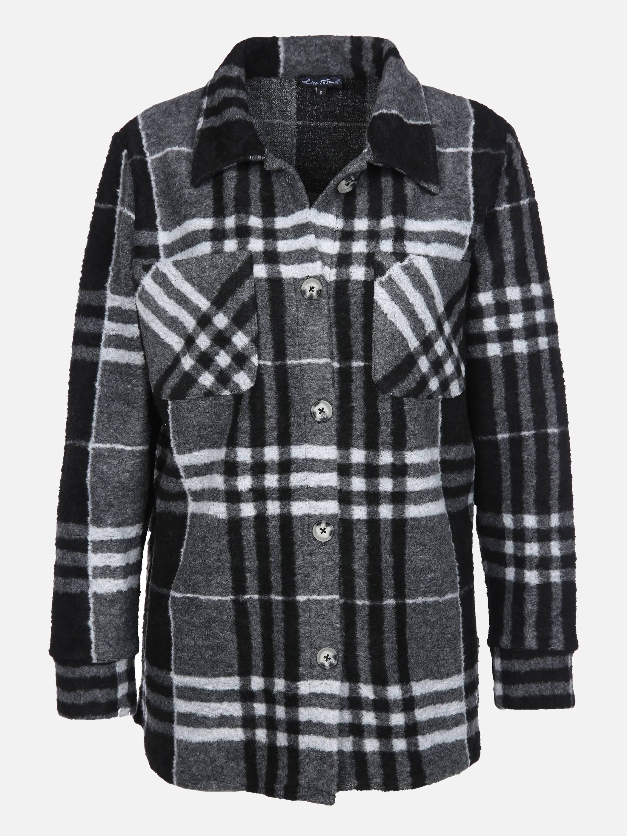 Lisa Tossa Da-Karo-Overshirt Grau 858513 ANTHRA GEM 1 Lisa Tossa Da-Karo-Overshirt Grau 858513 ANTHRA GEM 1