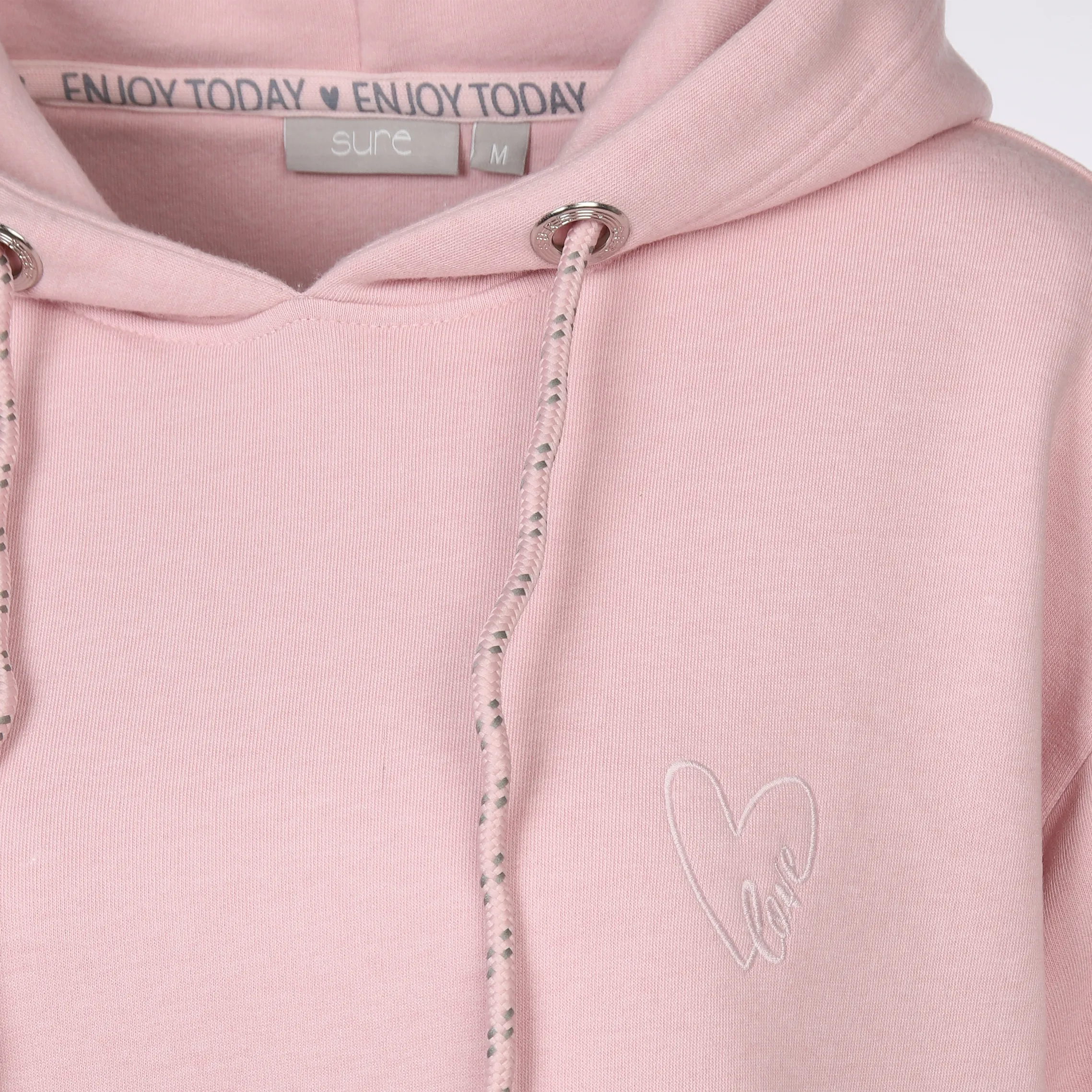 Sure Da-Sweatshirt m. Kapuze 1/1 Arm Rosa 880882 BLUSH 4 Sure Da-Sweatshirt m. Kapuze 1/1 Arm Rosa 880882 BLUSH 4