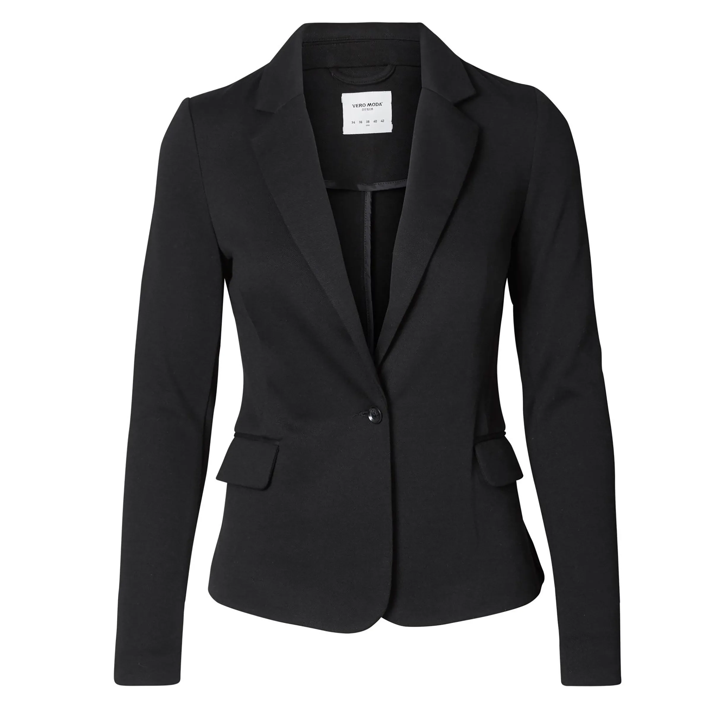 Vero Moda 10154123 VMJULIA LS BLAZER DNM Schwarz 723587 177868 1