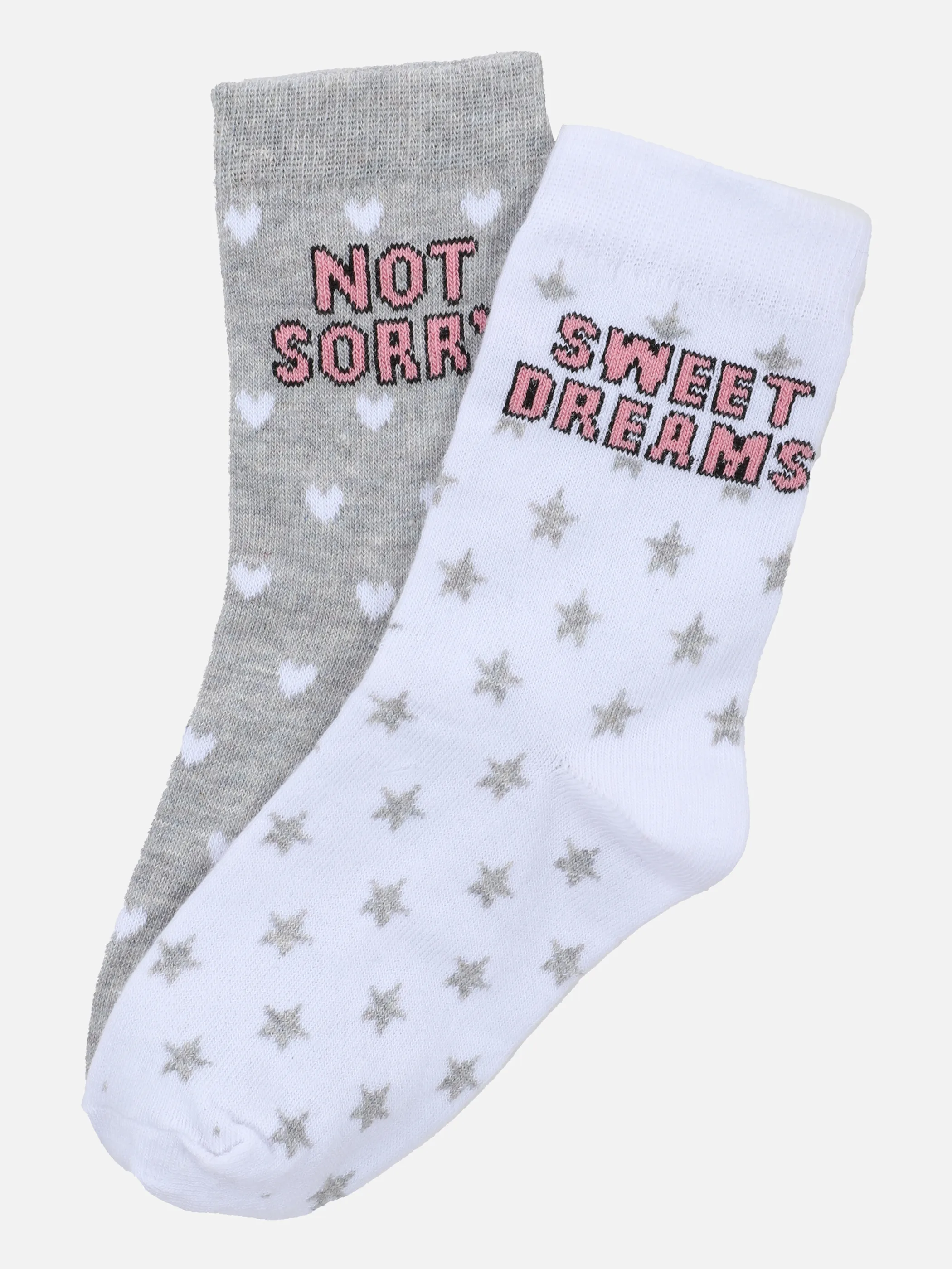 Stop + Go Md-Socken 2er Pack Weiß 853477 WEIß/GRAU 1 Stop + Go Md-Socken 2er Pack Weiß 853477 WEIß/GRAU 1