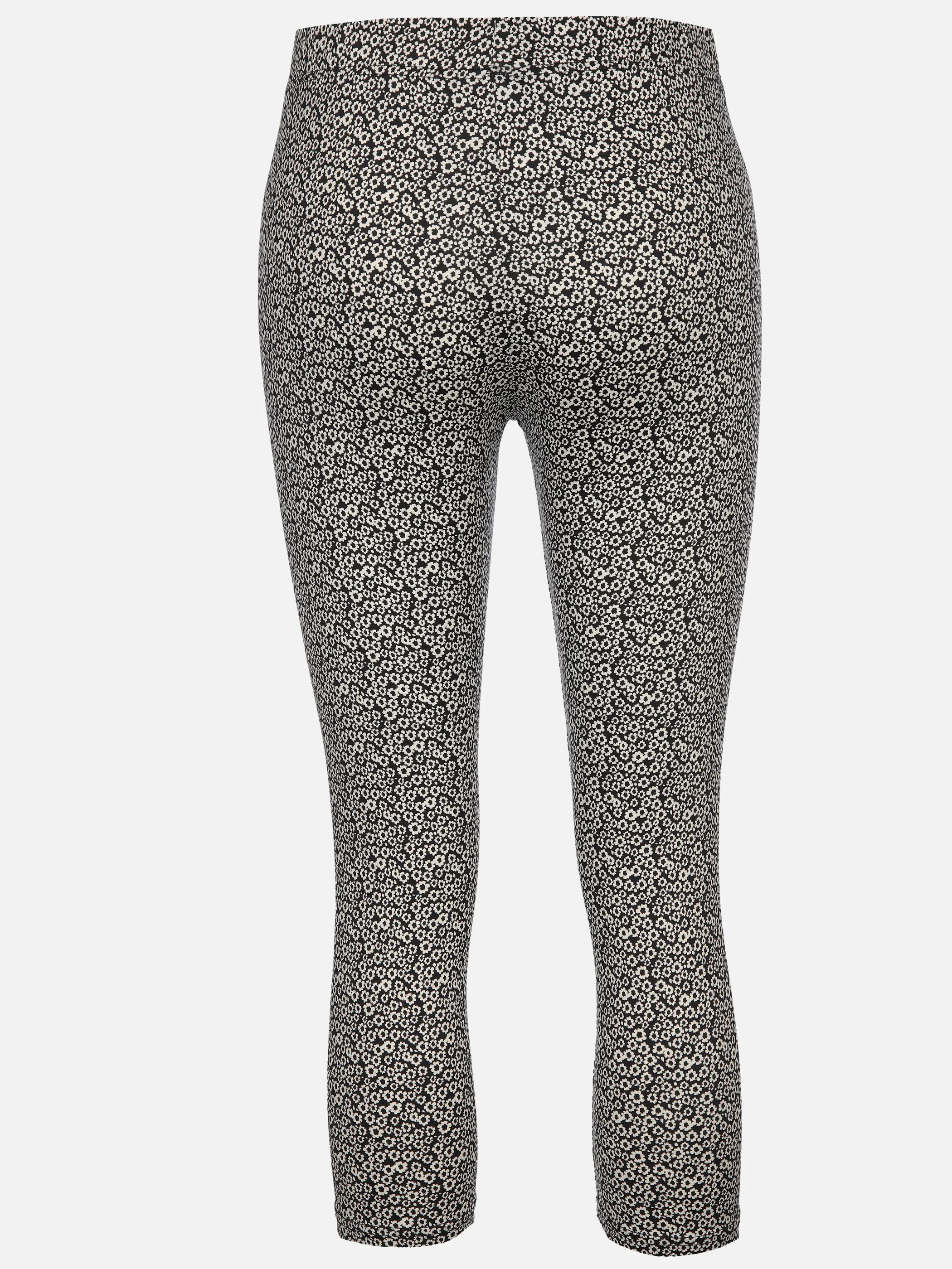 Sure Da-Capri-Leggings m. Print Schwarz 911205 FLOWERS SW 2