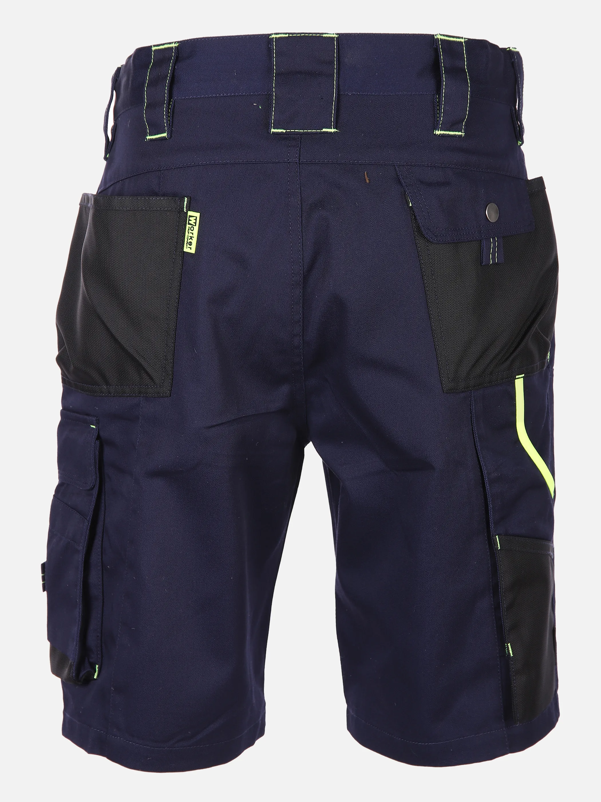 Worker He. Workershort Neon Blau 830617 NAVY/YELLO 2