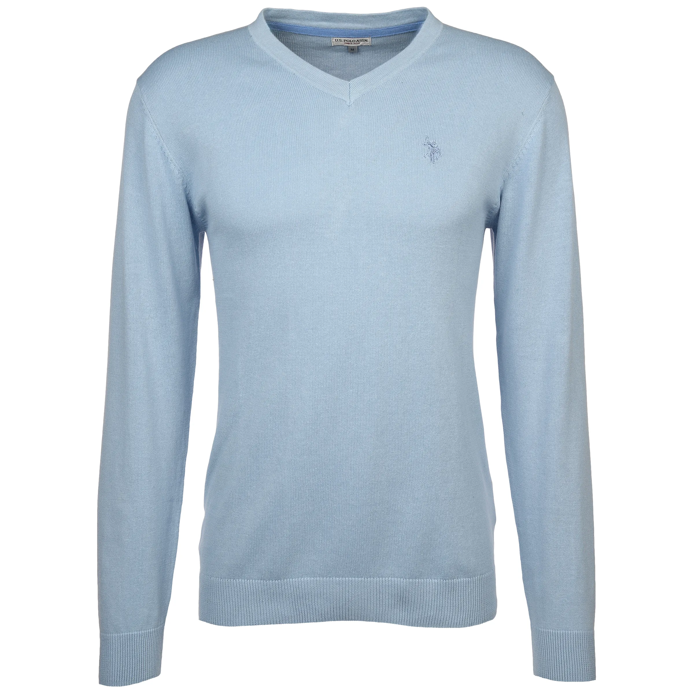 U.S. Polo Assn. He. Pullover V-Ausschnitt Blau 889560 HELLBLAU 1