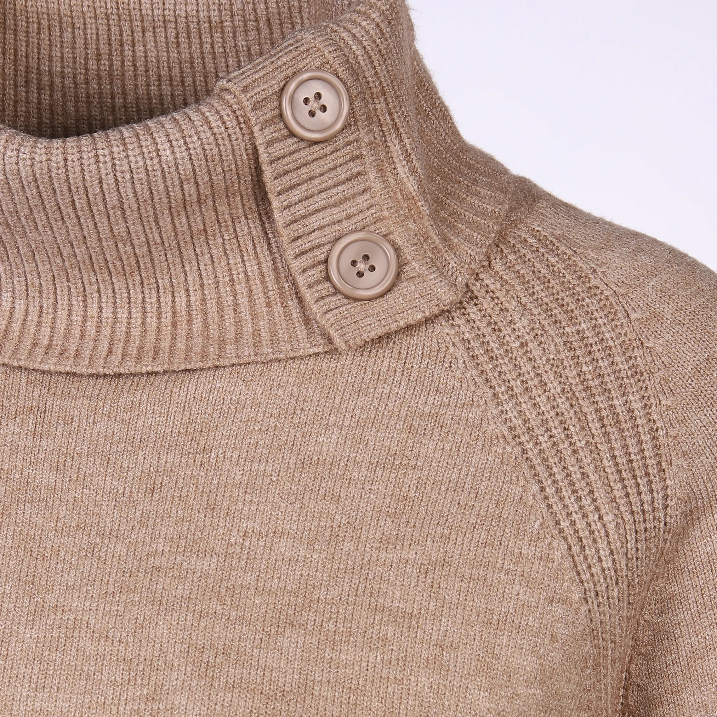 Street One A302378 LTD QR easy roll-neck sweater Beige 886420 14960 3