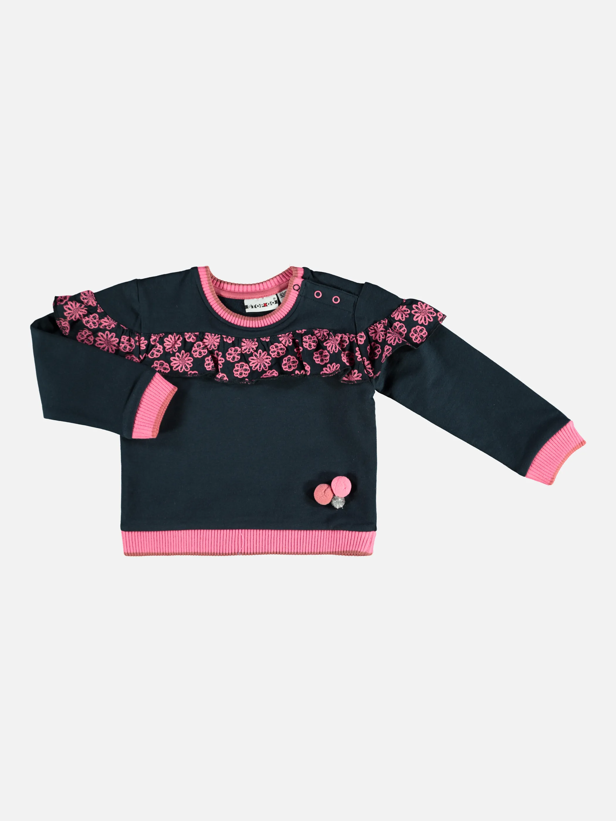Stop + Go MG Sweatshirt in dunkelblau Blau 845678 DUNKELGRAU 1 Stop + Go MG Sweatshirt in dunkelblau Blau 845678 DUNKELGRAU 1