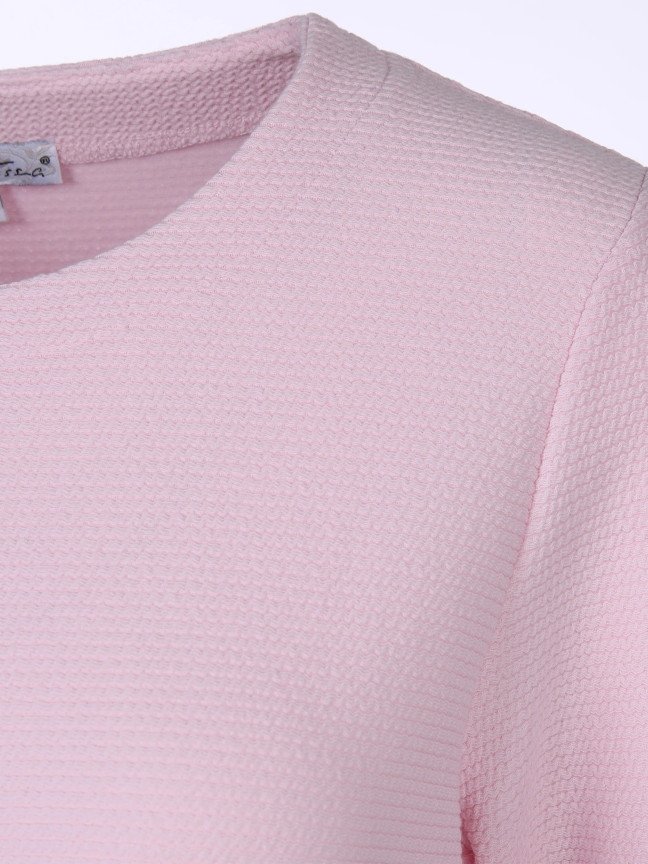 Lisa Tossa Da-Jacquard-Sweatshirt Rundhal Rosa 861298 ROSE 3 Lisa Tossa Da-Jacquard-Sweatshirt Rundhal Rosa 861298 ROSE 3