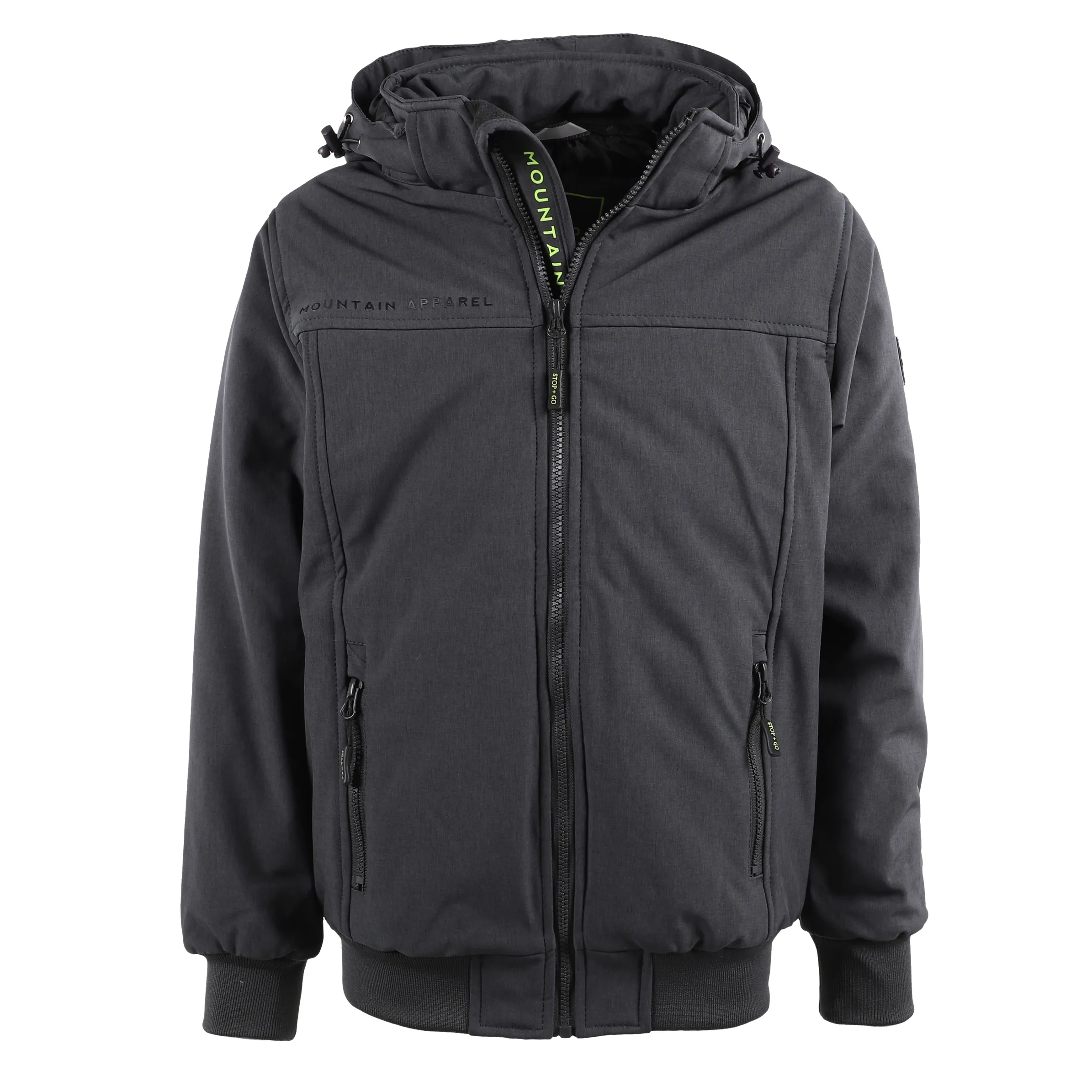 Stop + Go TB-Softshell Jacke Grau 879177 GREY 1 Stop + Go TB-Softshell Jacke Grau 879177 GREY 1