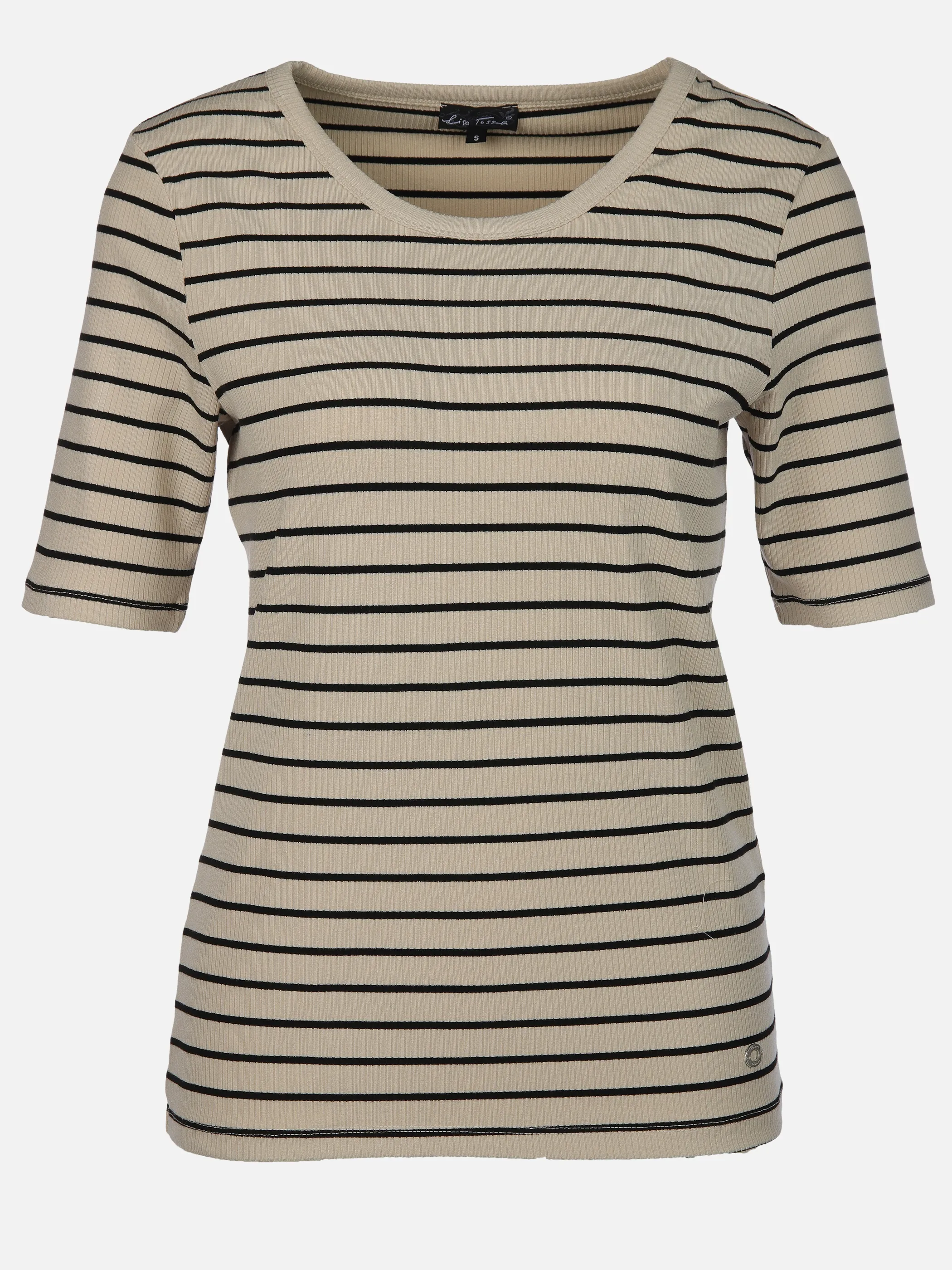 Lisa Tossa Da-Ripp-T-Shirt Beige 908738 FRENCH OAK 1