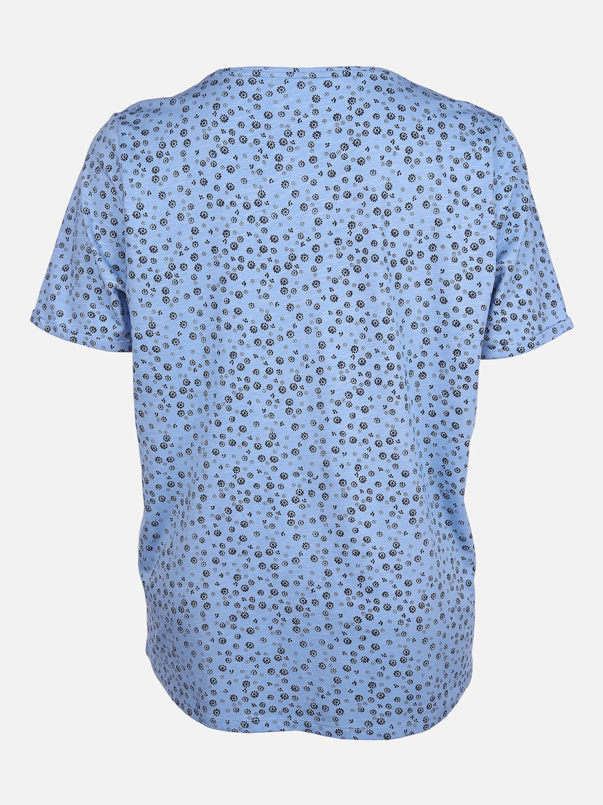 Sonja Blank Da-Gr.Größen Shirt m. Print Blau 862269 SUMMER SEA 2
