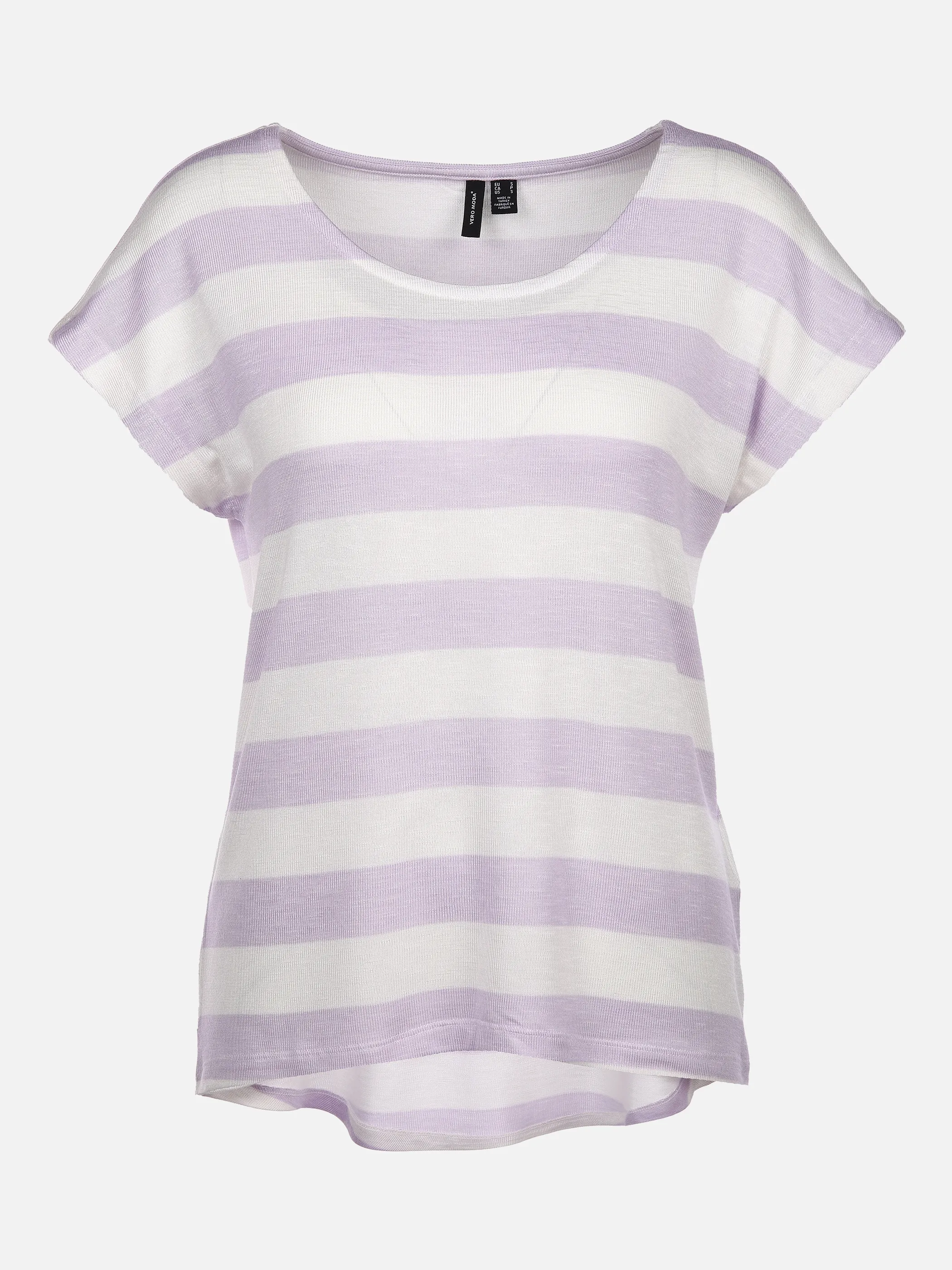 Vero Moda 10212038 VMWIDE STRIPE S/L TOP Lila 829851 215451001 1