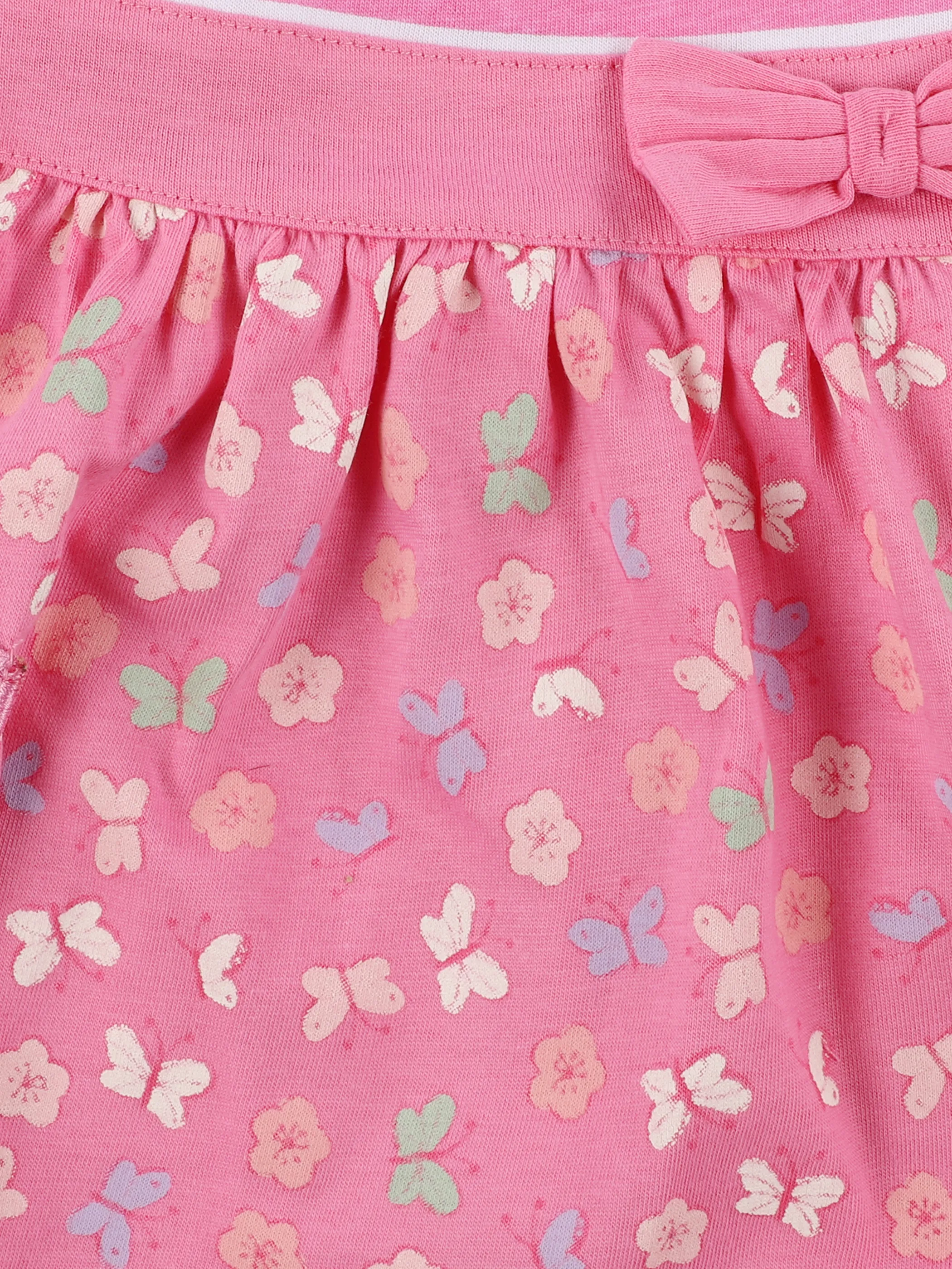 Bubble Gum BM Kleid mit Streifen und AOP Rosa 875580 ROSE GEM. 3 Bubble Gum BM Kleid mit Streifen und AOP Rosa 875580 ROSE GEM. 3