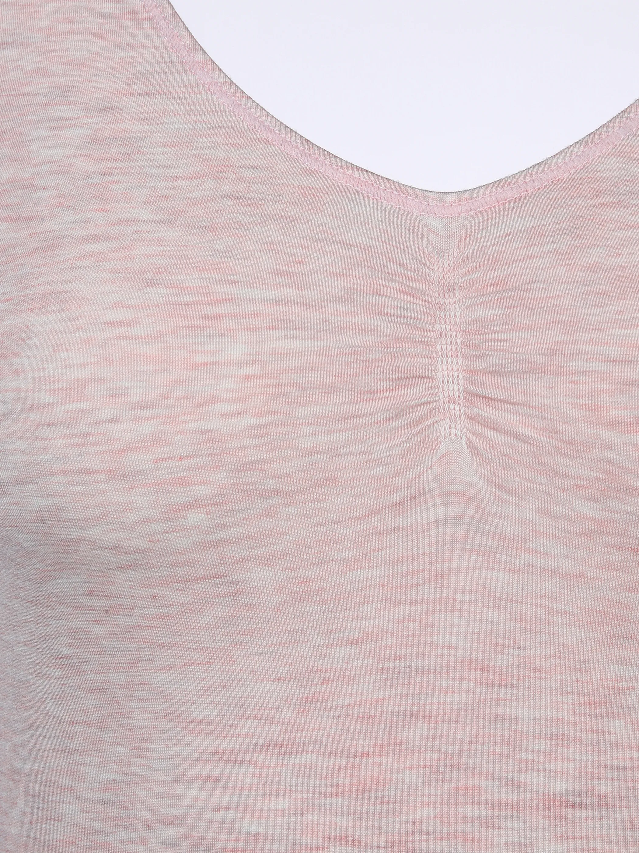 Da. Hemd seamless melange Rosa 879464 ROSE 3