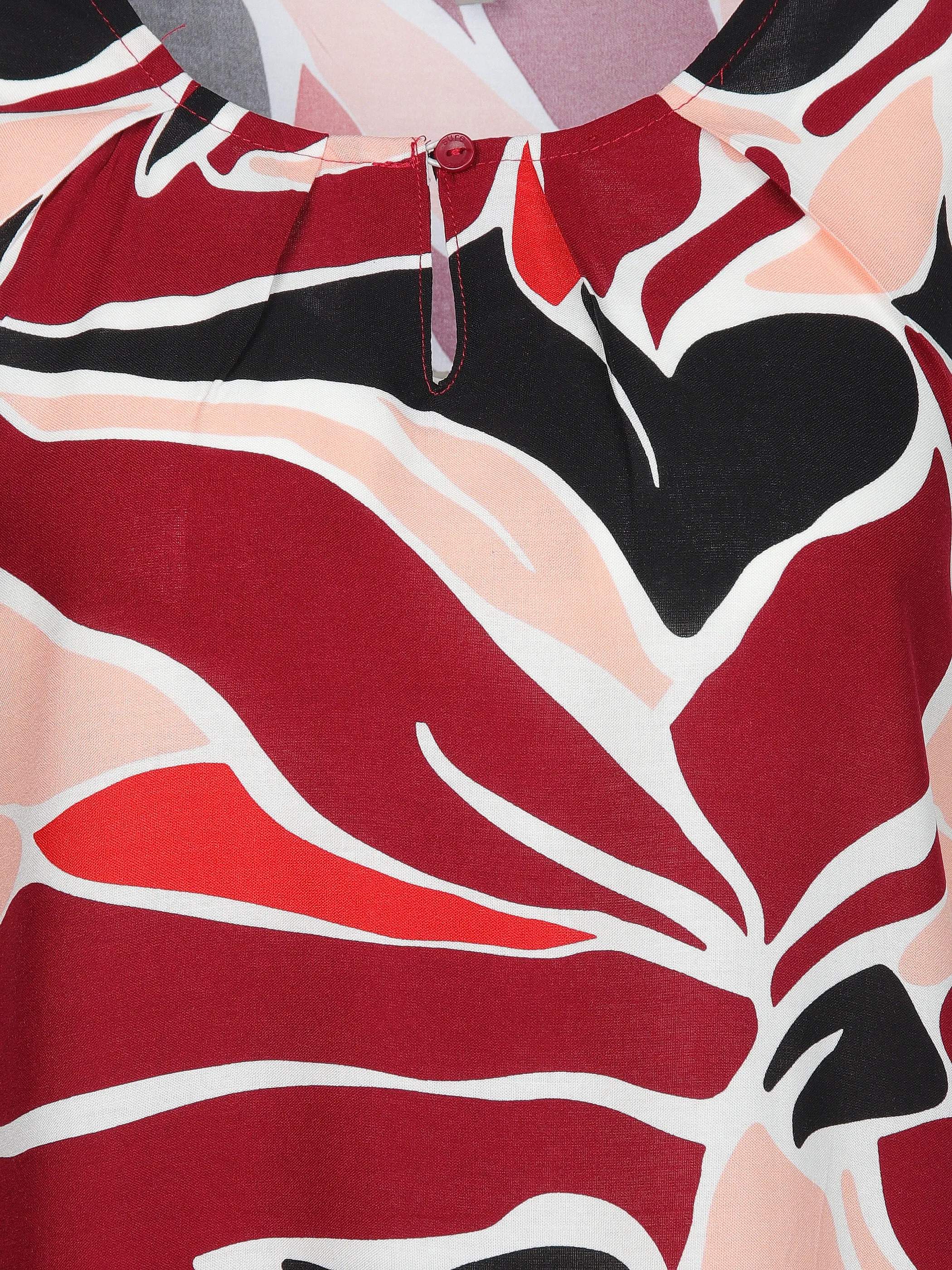 Sure Da-Kleid ohne Ärmel Rot 905773 ROT/SW 3