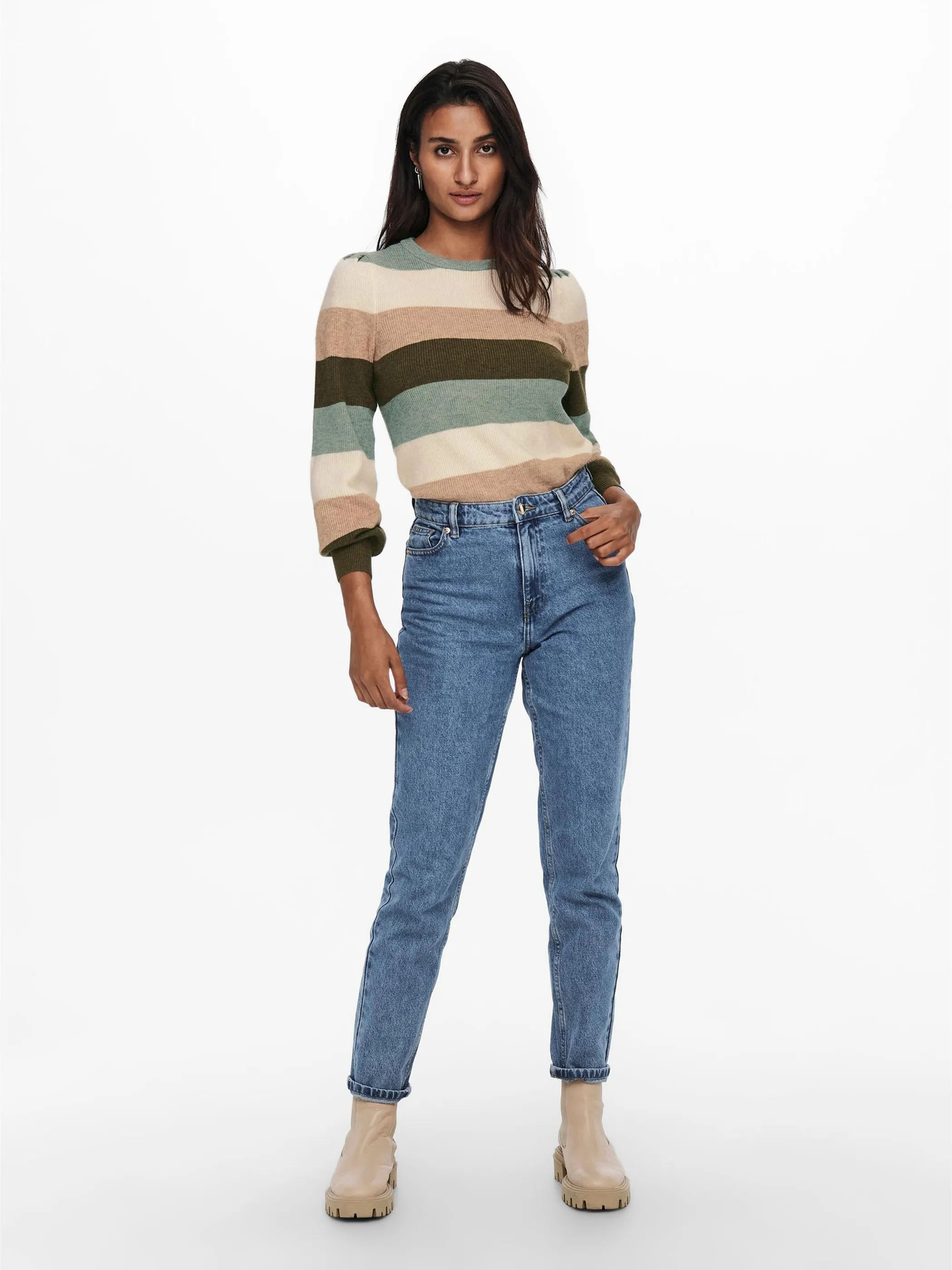 Only 15231260 ONLKATIA L/S STRIPE P Grün 855058 246415007 3