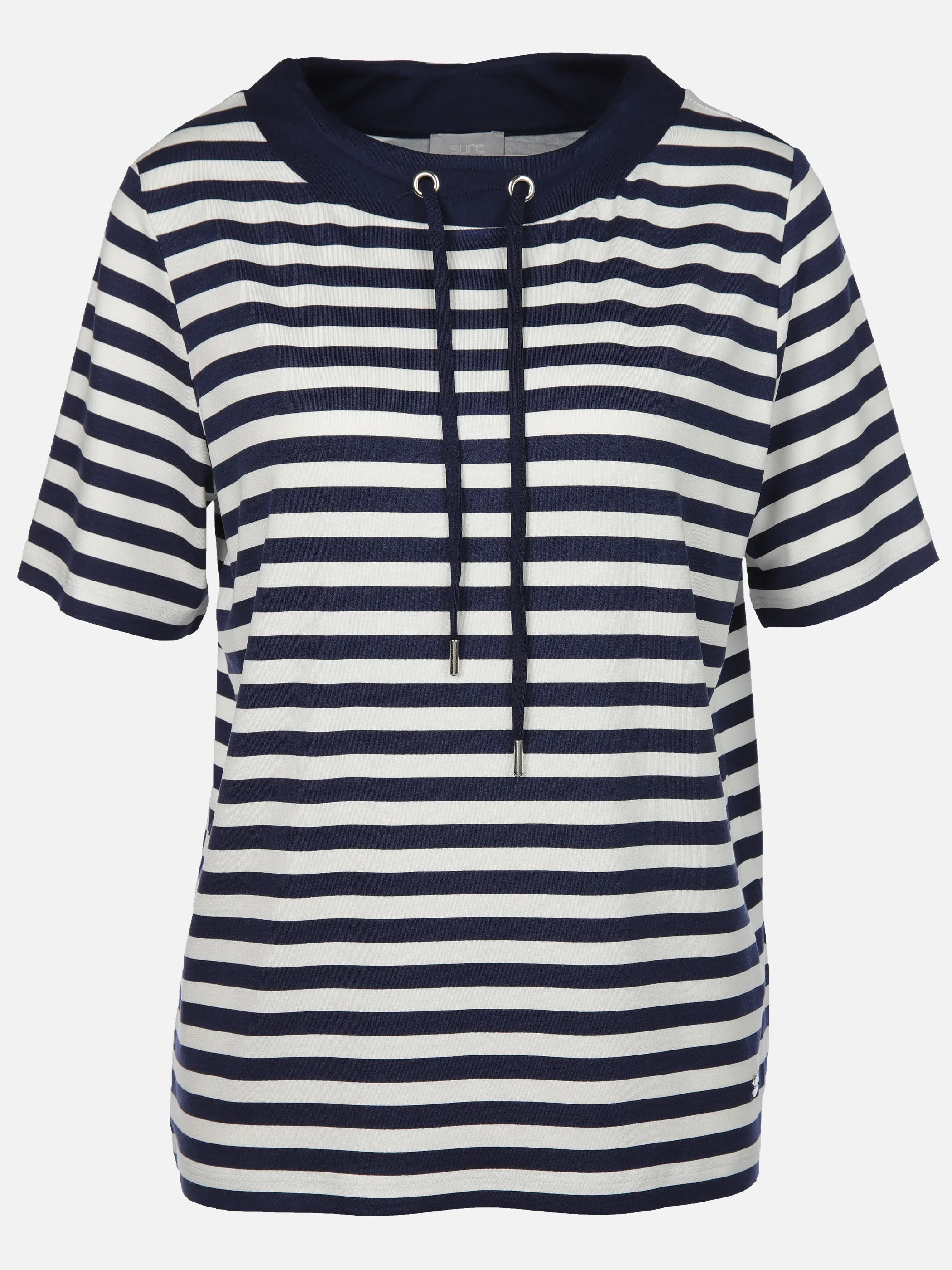Sure Da-Shirt m. Druckringel Marine 908155 MR 1