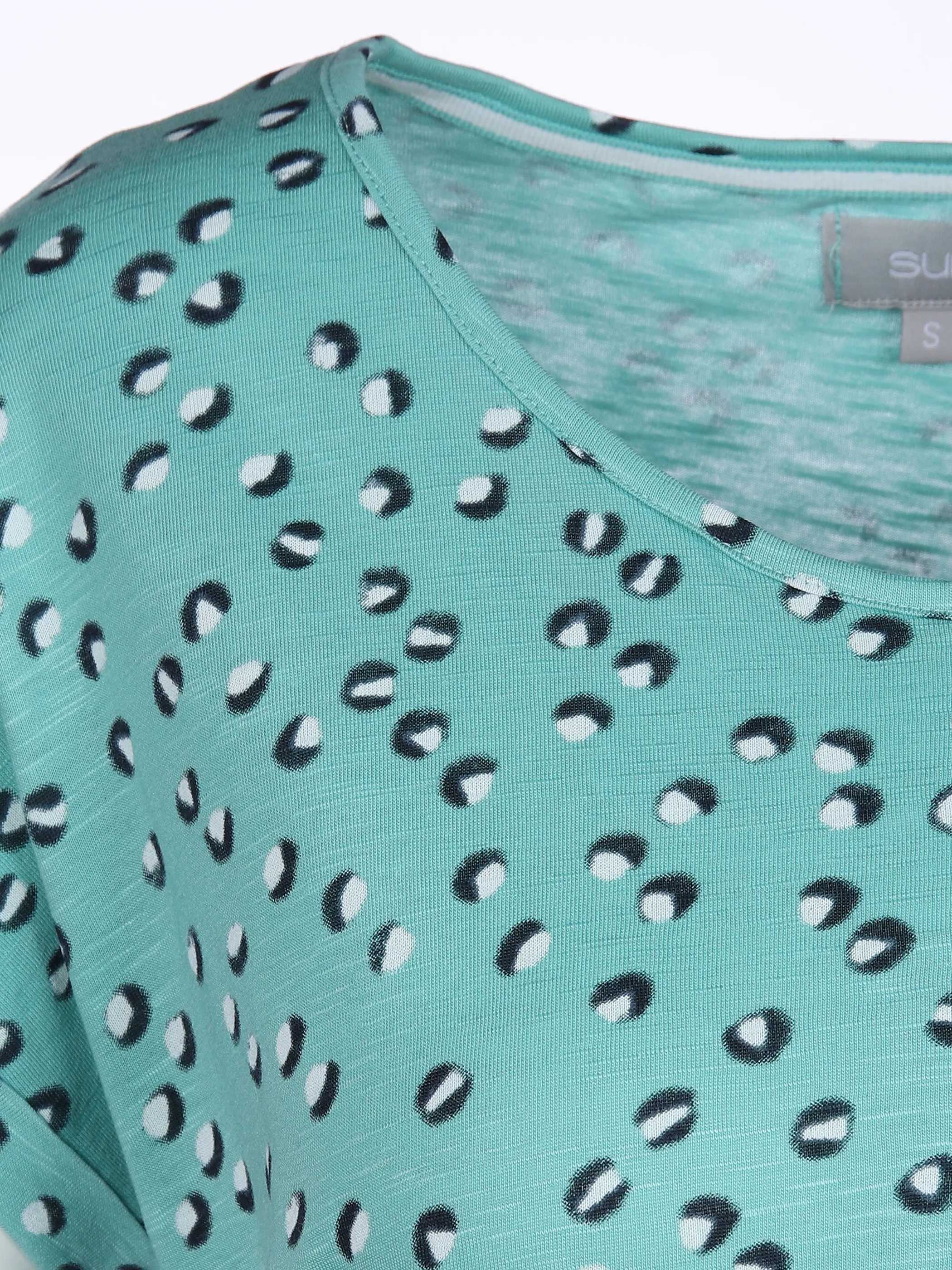 Sure Da-Shirt m. Alloverprint Blau 862274 LAGOON 3 Sure Da-Shirt m. Alloverprint Blau 862274 LAGOON 3
