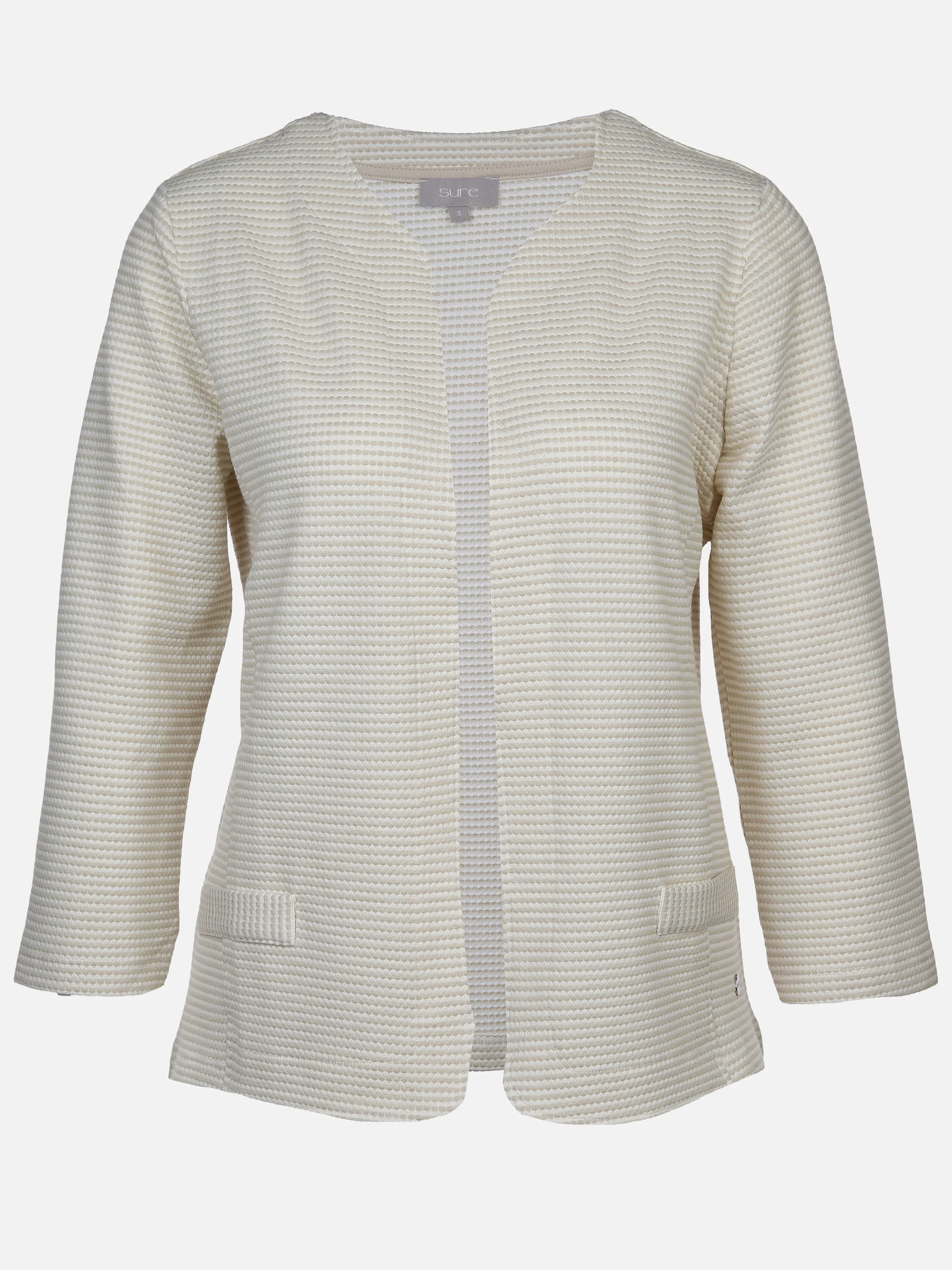 Sure Da-Jacquard-Cardigan Beige 890114 BEIGE 1