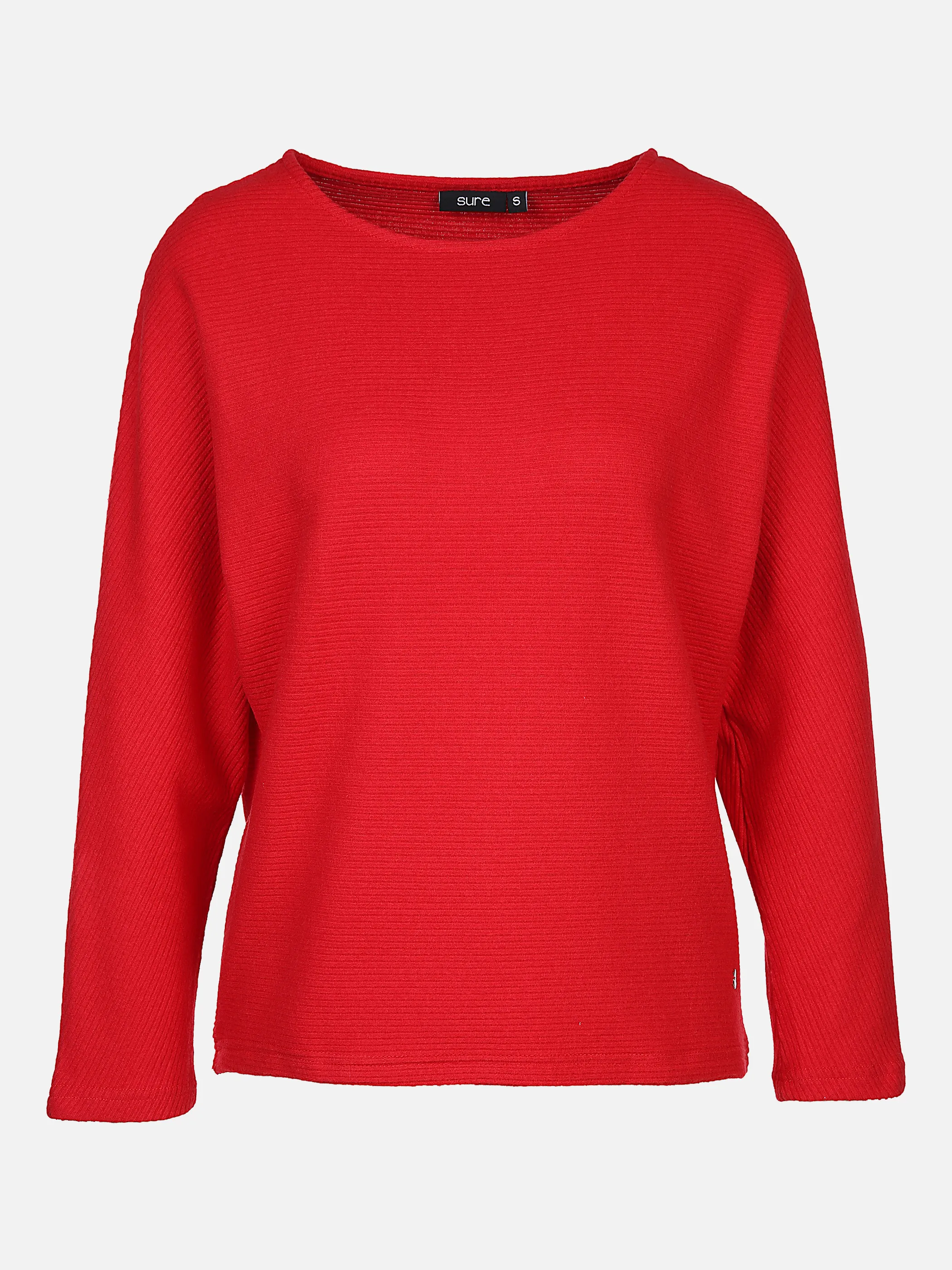 Sure Da-Fledermausshirt in Flausch Rot 867022 ROT 1 Sure Da-Fledermausshirt in Flausch Rot 867022 ROT 1