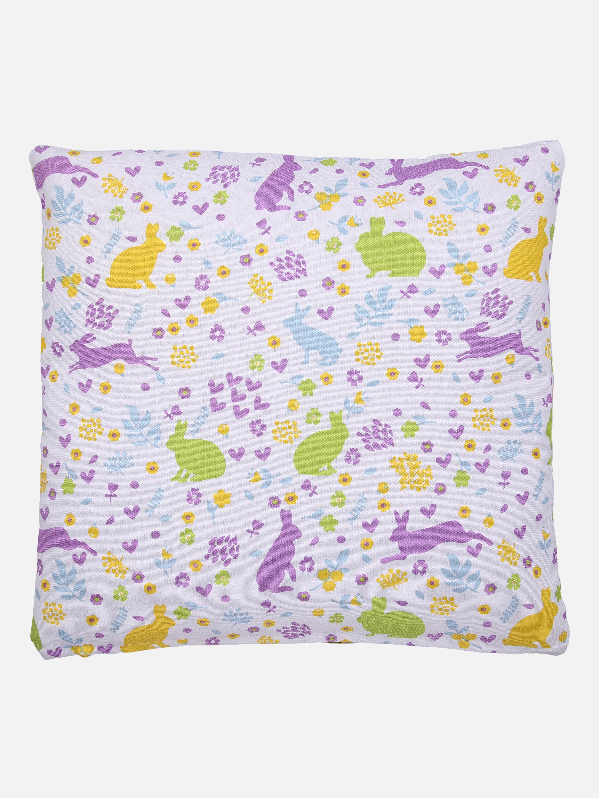 Ostern Deko Kissen 45x45cm AOP Hasen Weiß 853706 MULTI 2