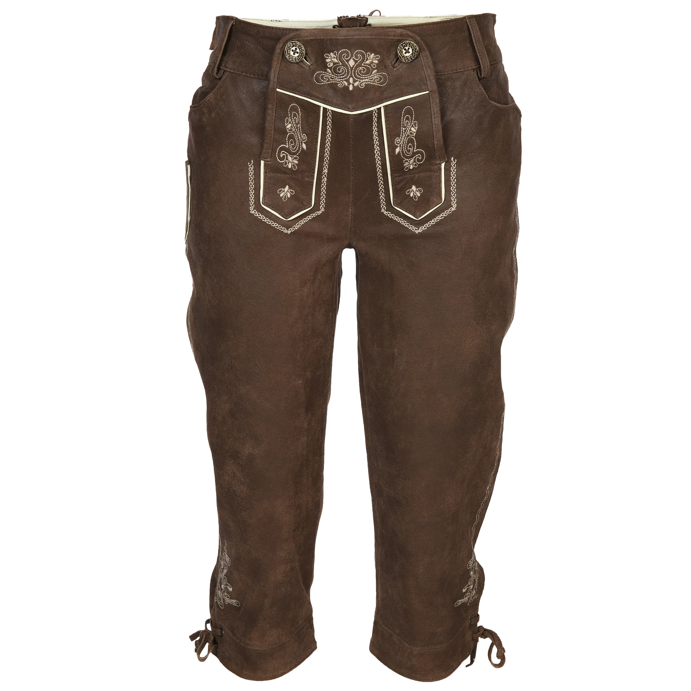 Brandl Tracht Da-Lederhose, Tracht in 3/4 Lä Braun 881819 BRAUN 1