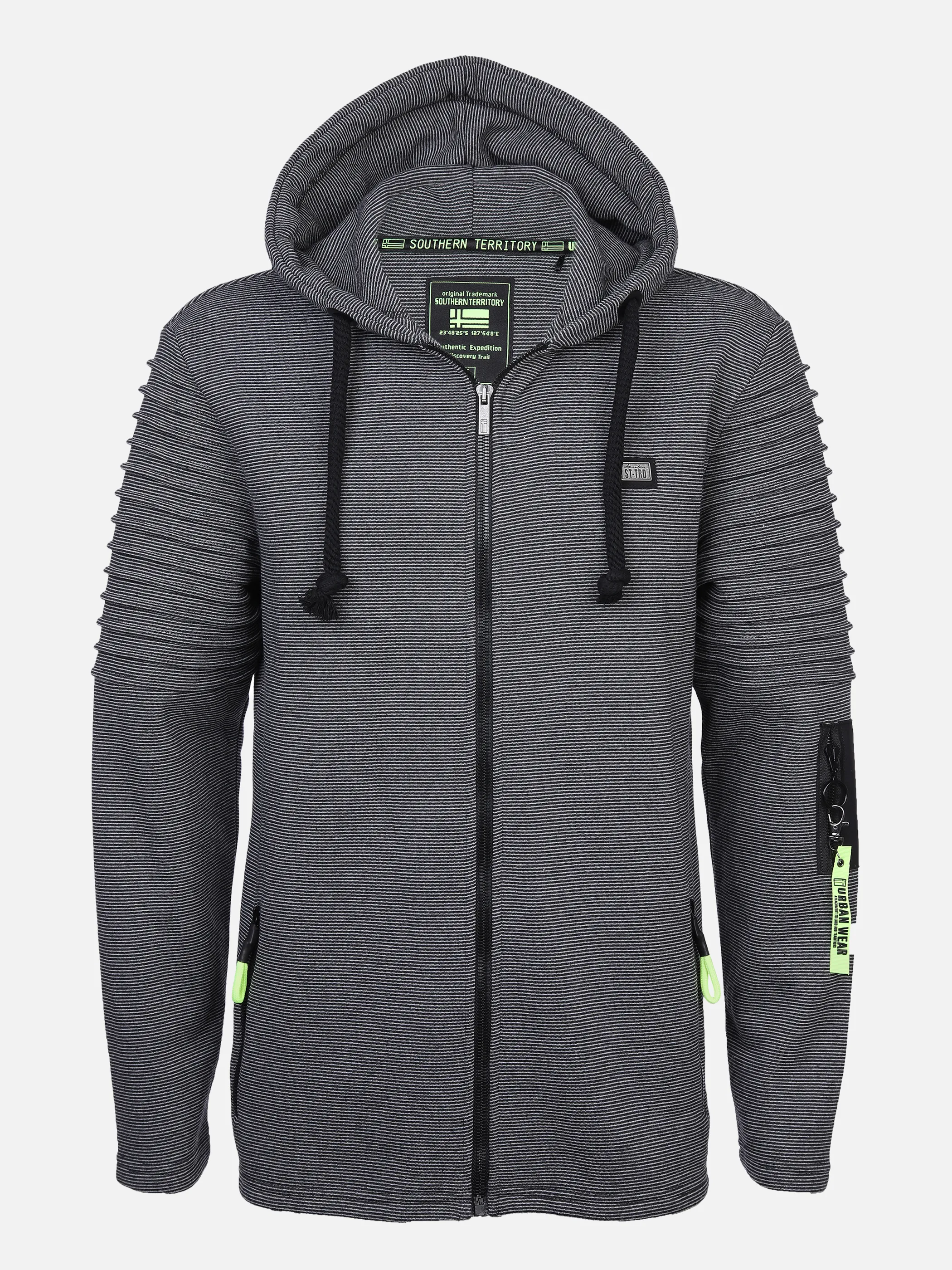 Southern Territory He. Bikersweatjacke Kapuze Grau 874387 ANTHRA MEL 1 Southern Territory He. Bikersweatjacke Kapuze Grau 874387 ANTHRA MEL 1