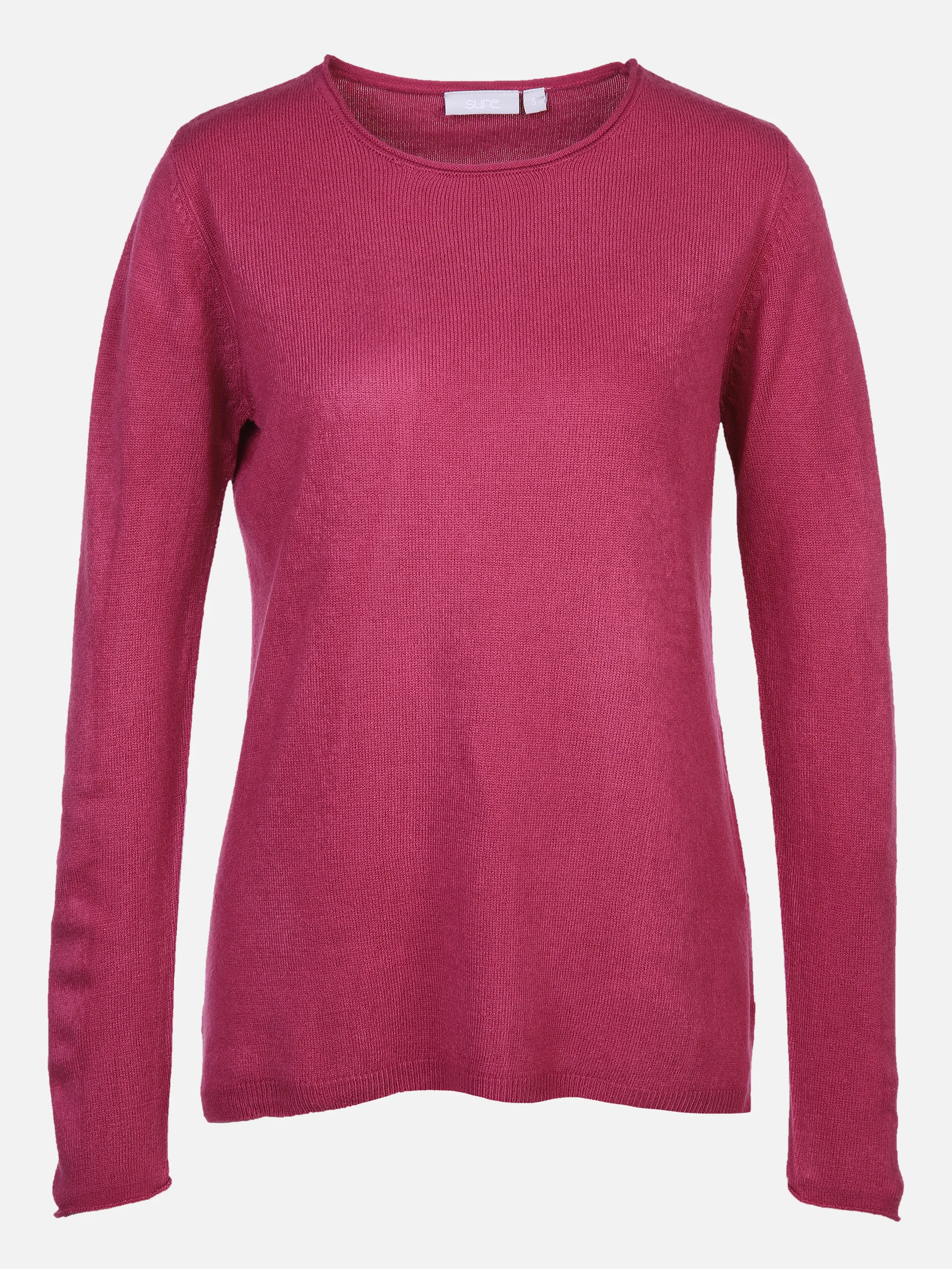 Sure Da-Rundhalspullover cashmere l Lila 866591 MALAGA 1