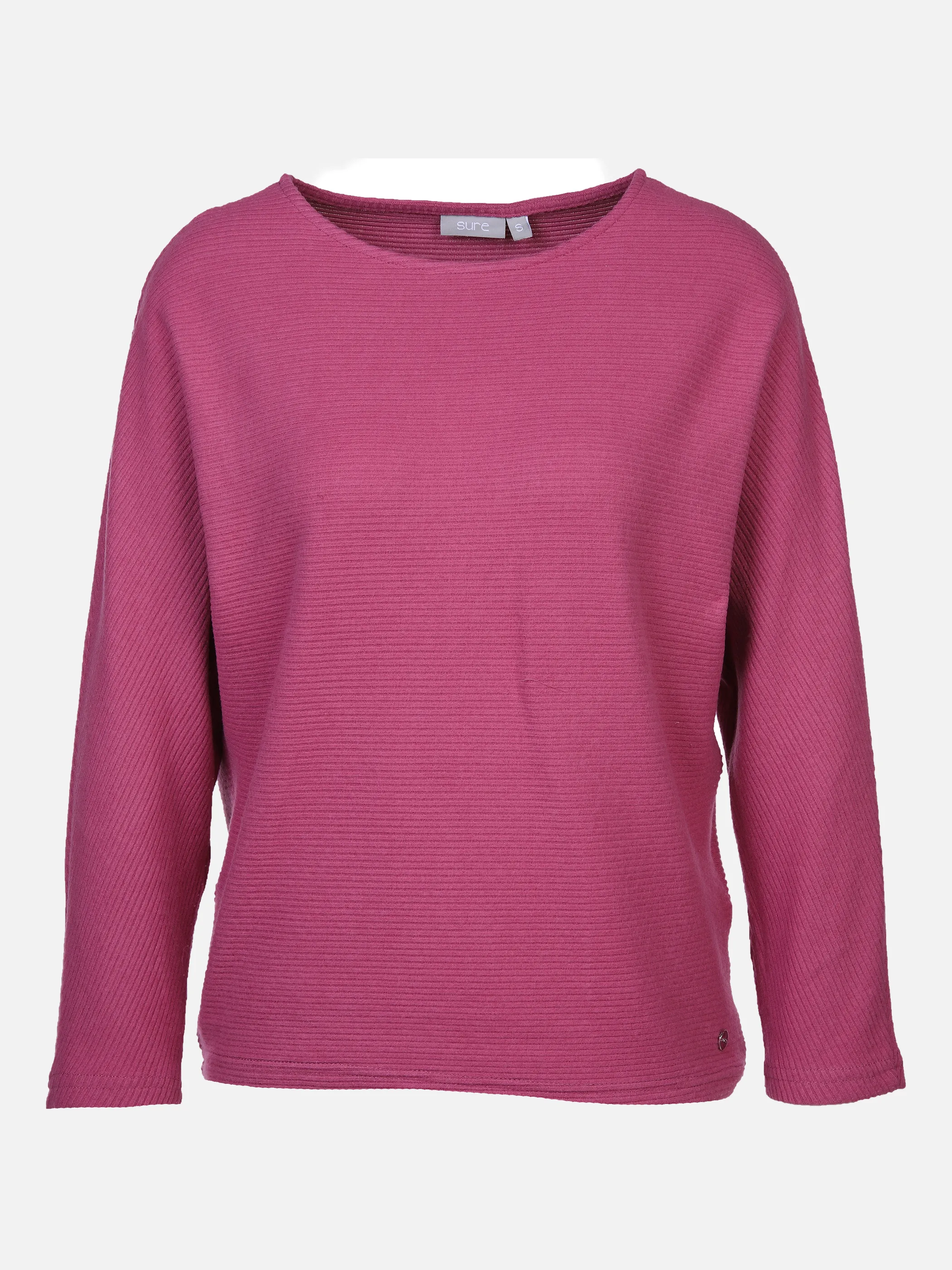 Sure Da-Fledermausshirt in Flausch Rot 867022 BEERE 1 Sure Da-Fledermausshirt in Flausch Rot 867022 BEERE 1