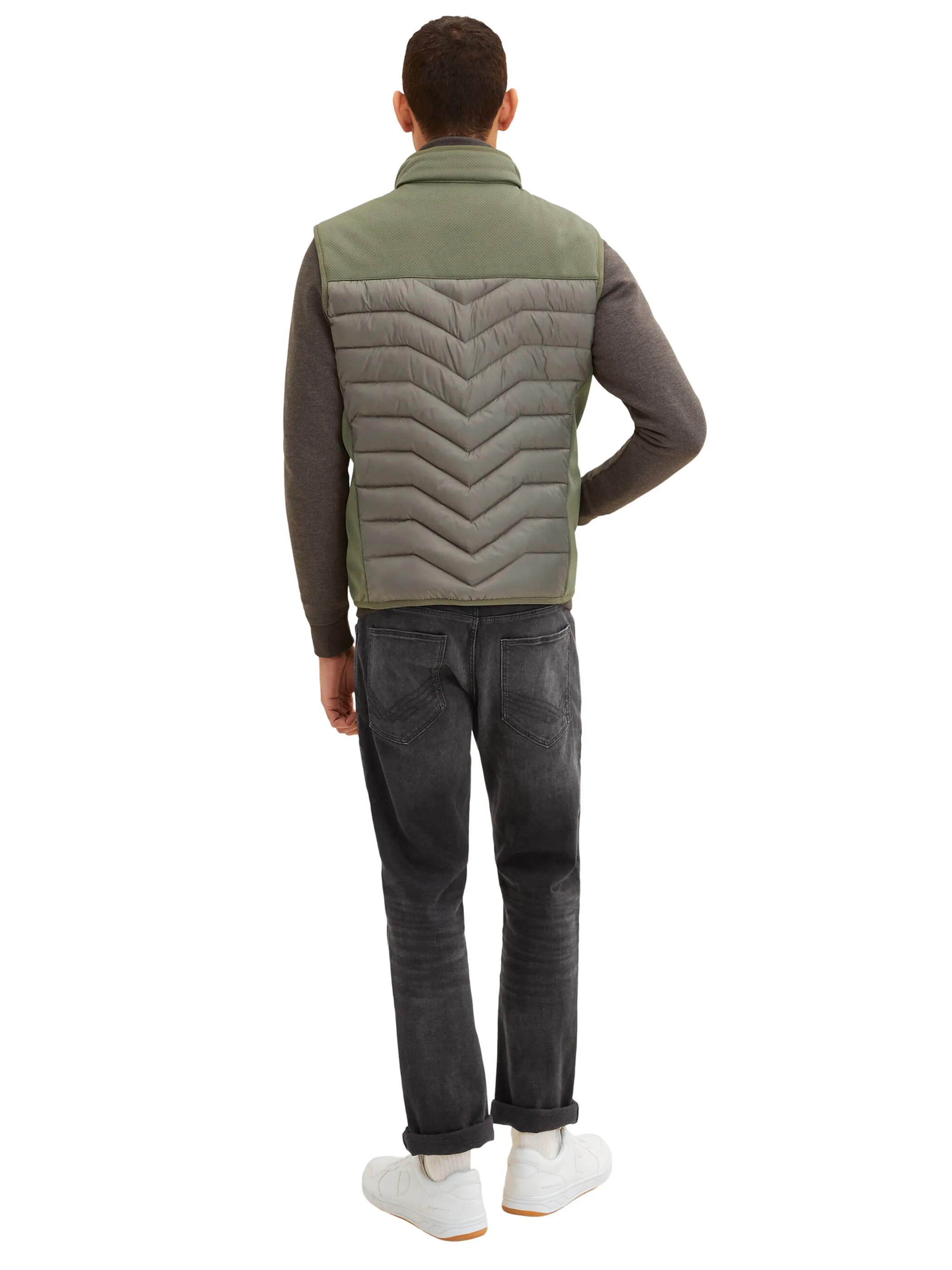 Tom Tailor 1034435 hybrid vest Grün 872262 10415 2