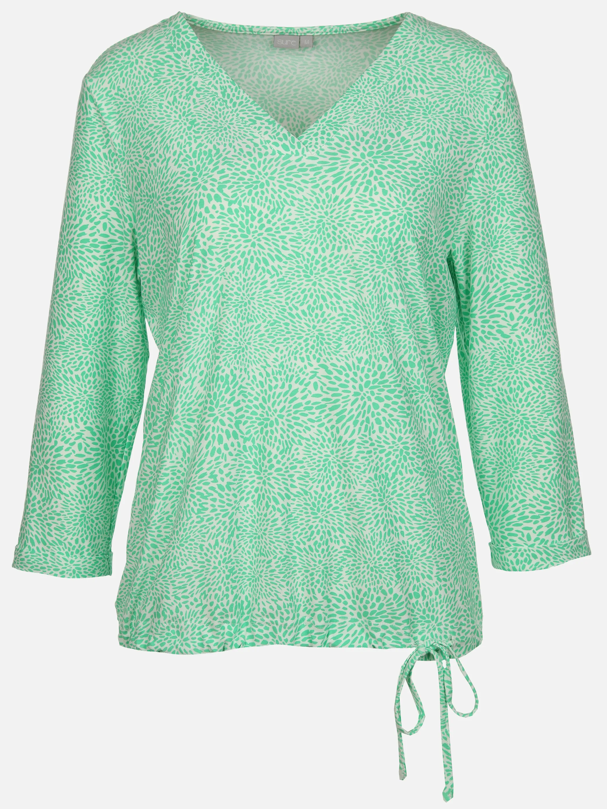 Sure Da-Druck-Shirt V-Ausschnitt Grün 867579 IRISHGREEN 1