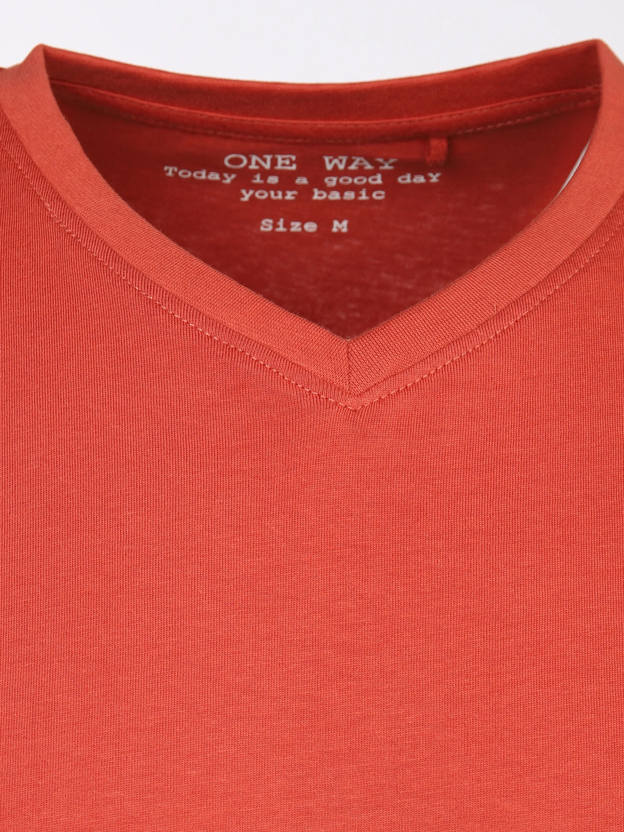 One Way YF-He-T-Shirt Basic Rot 883073 18-1540TCX 3 One Way YF-He-T-Shirt Basic Rot 883073 18-1540TCX 3