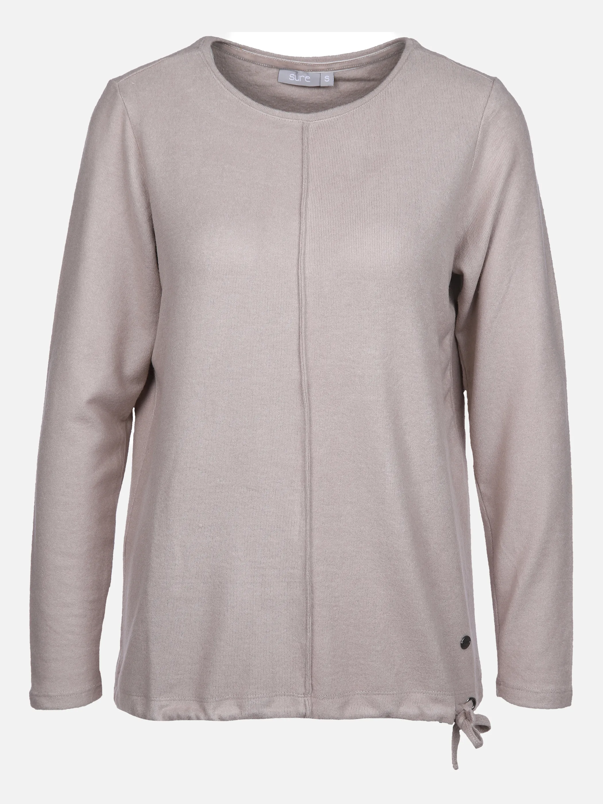Sure Da-Flausch-Shirt, Rundhals Braun 857115 BEIGE MEL 1 Sure Da-Flausch-Shirt, Rundhals Braun 857115 BEIGE MEL 1