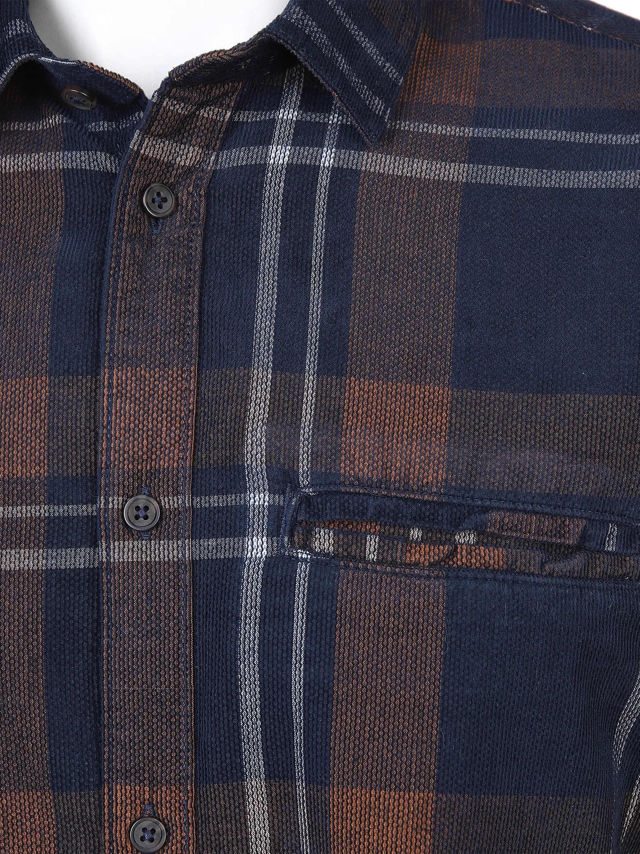 Tom Tailor 1032358 checked corduroy shirt Blau 869531 30208 3 Tom Tailor 1032358 checked corduroy shirt Blau 869531 30208 3