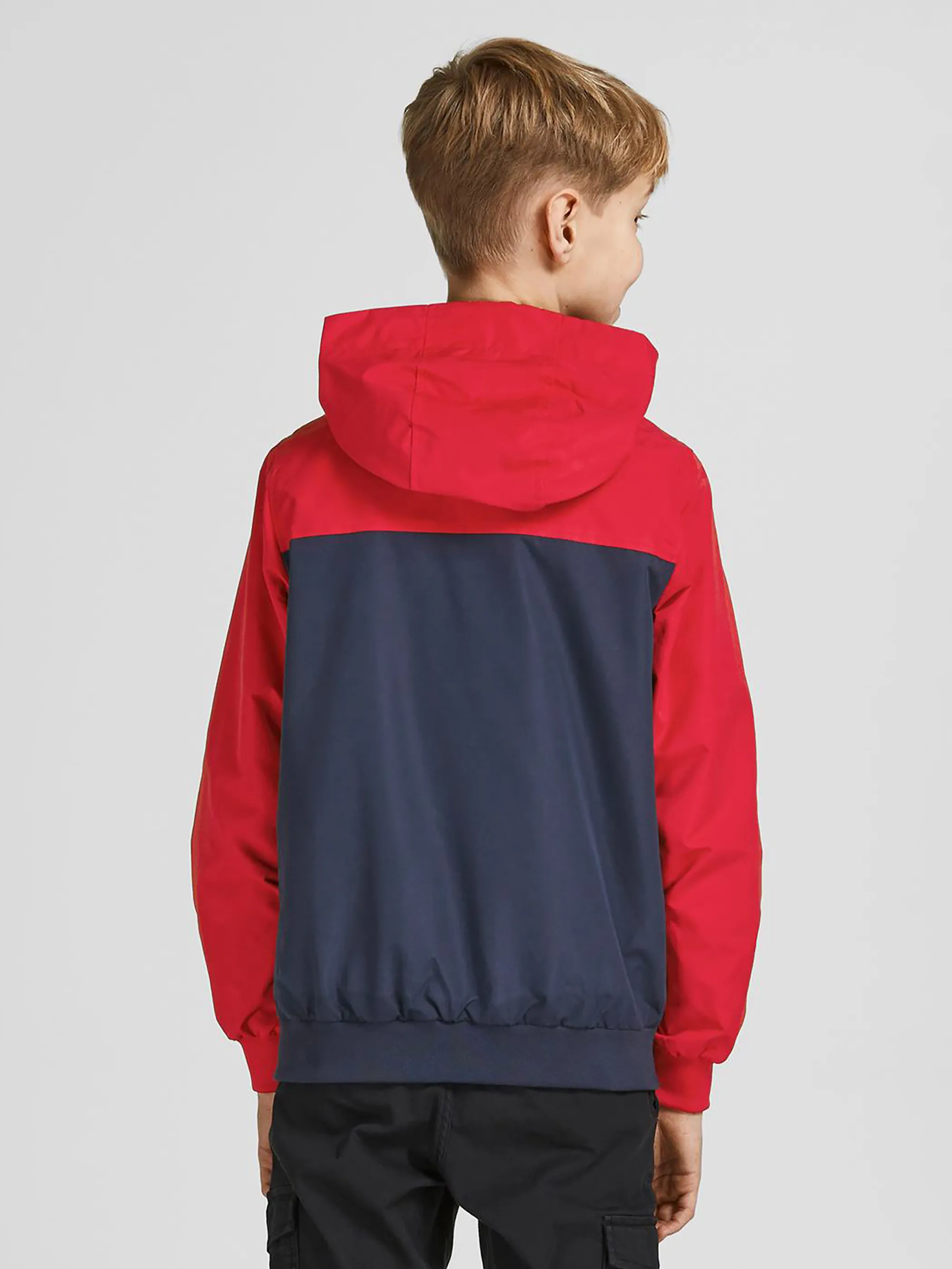 Jack&Jones Junior 12200453 JJERUSH BLOCKING  HOO Rot 872350 229136001 4