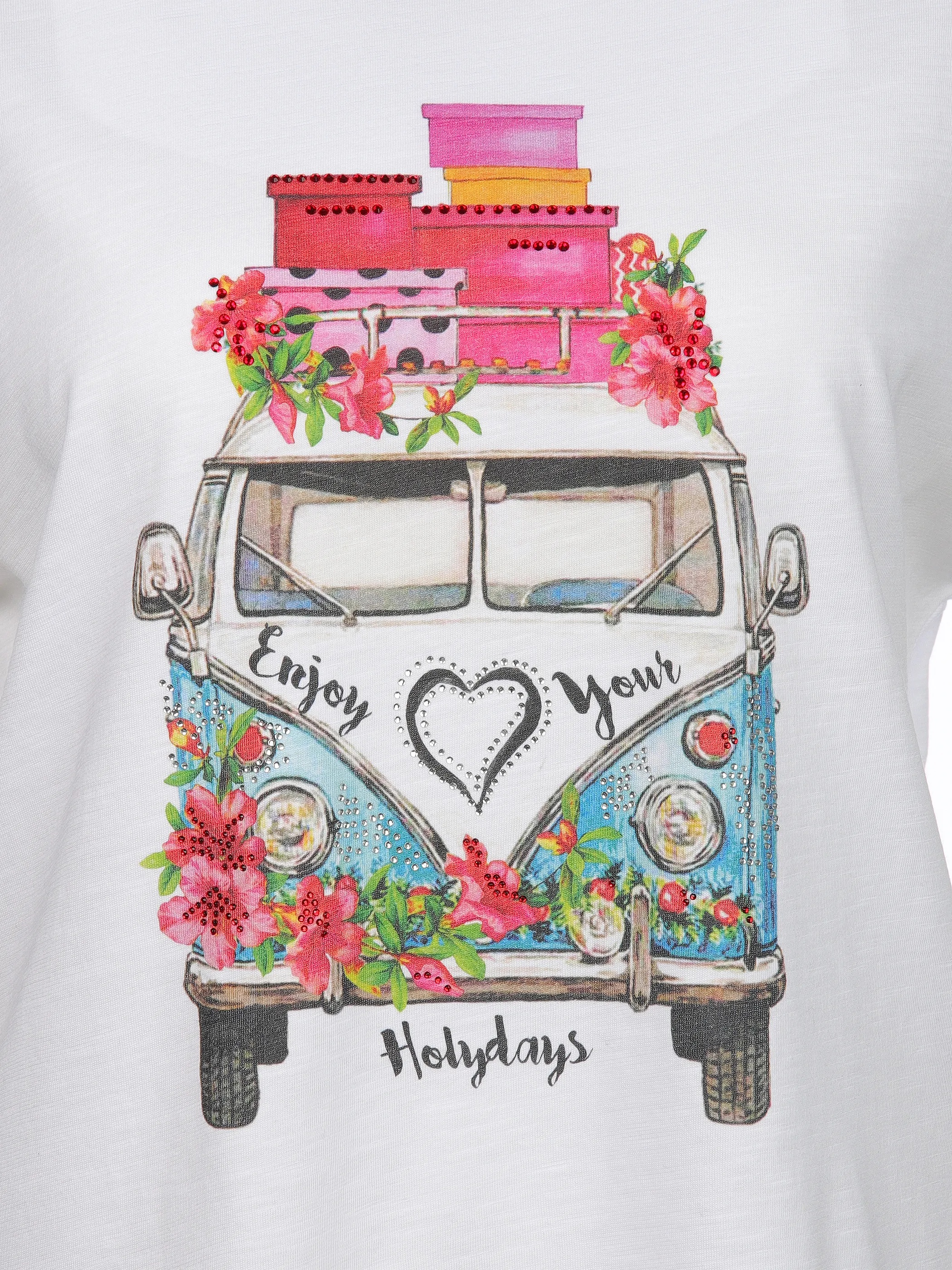 Sure Da-T-Shirt m. Frontprint Weiß 915308 VW BUS 3