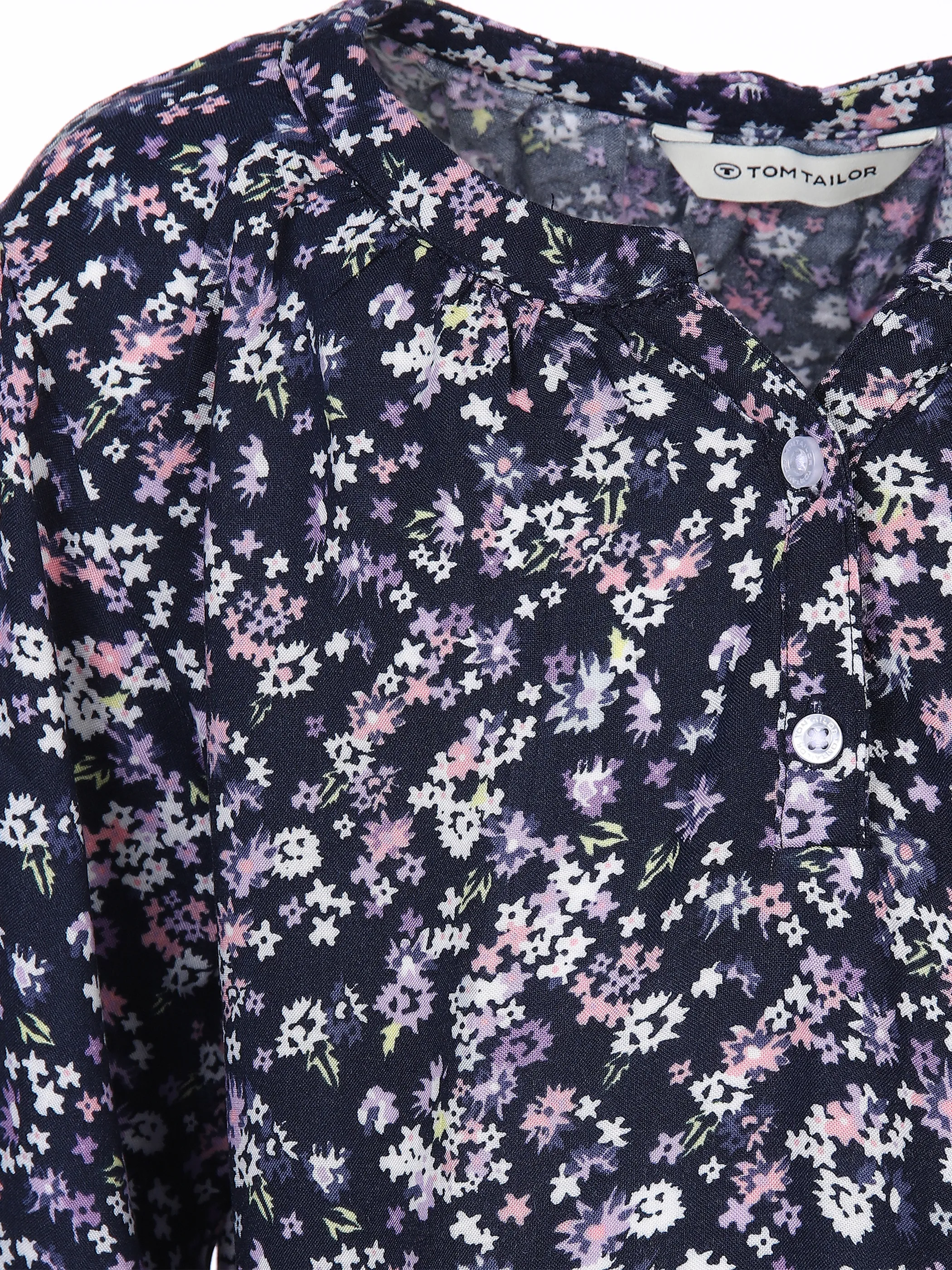 Tom Tailor 1030813 allover printed dress Weiß 860544 29413 3 Tom Tailor 1030813 allover printed dress Weiß 860544 29413 3