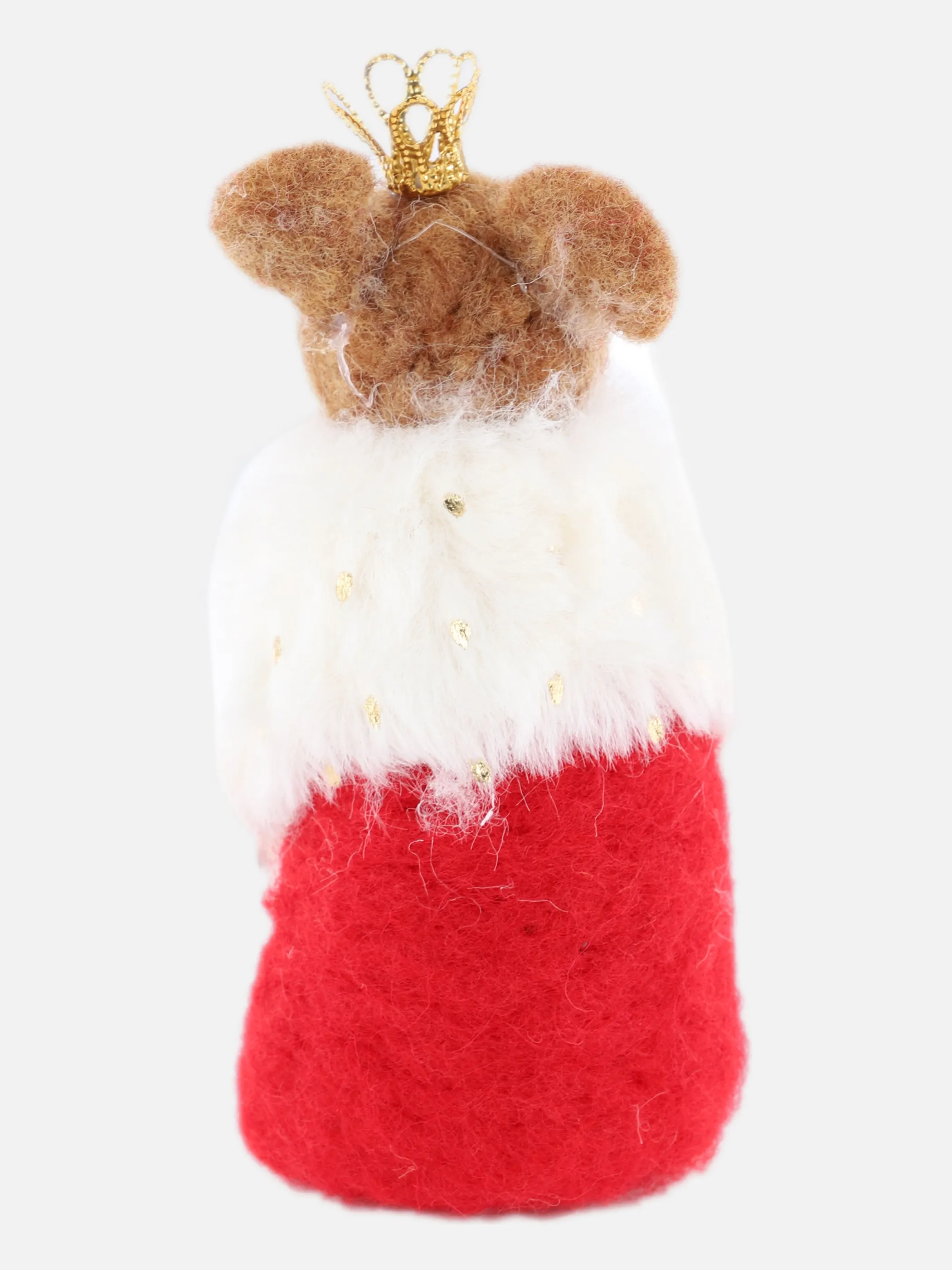 Weihnachten Maus Prinzessin H 11,6cm Rot 866241 ROT/WEIß 2