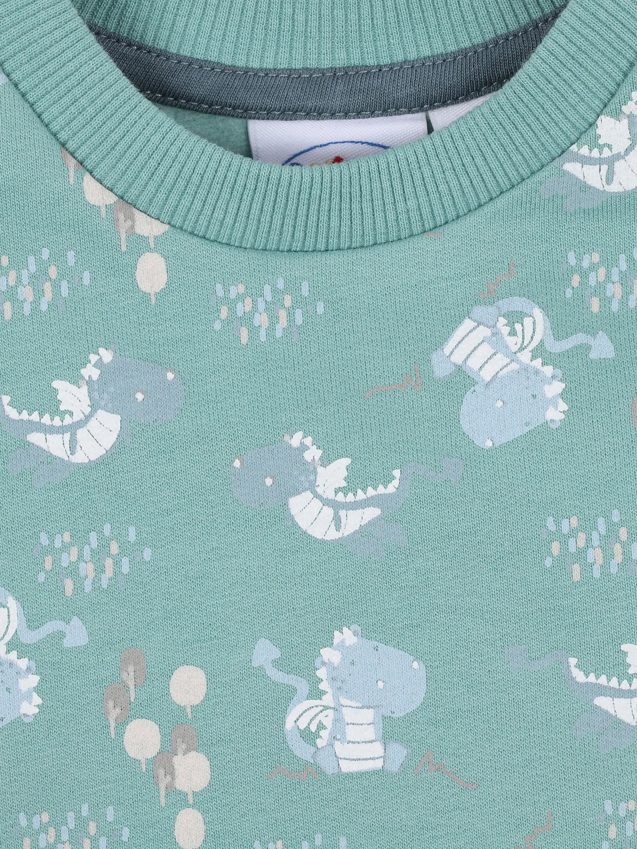 Bubble Gum BB Sweater in salbei mit AOP + Grün 868454 SALBEI 3 Bubble Gum BB Sweater in salbei mit AOP + Grün 868454 SALBEI 3