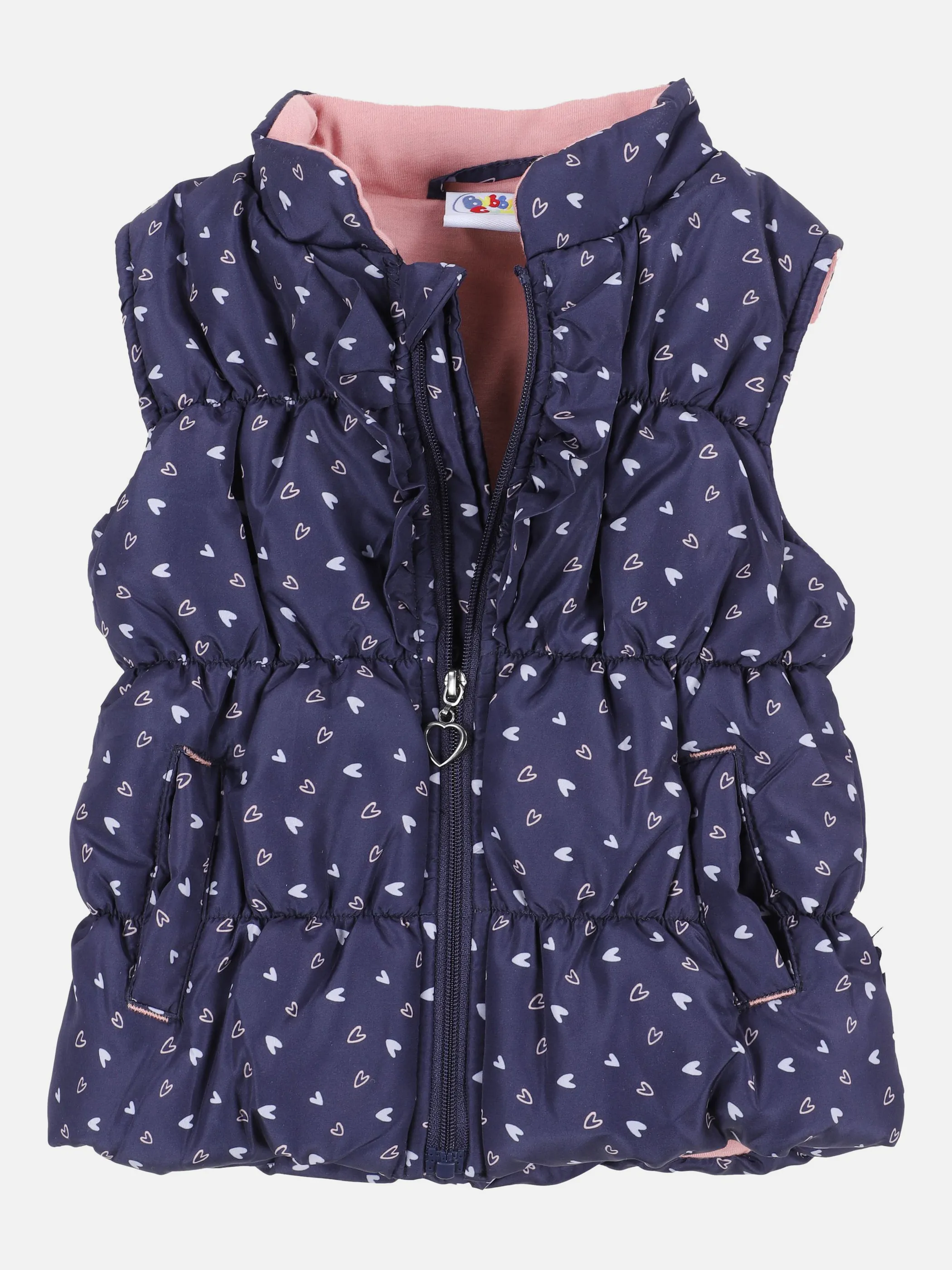 Bubble Gum BG Weste in navy mit AOP und Blau 868480 NAVY 1