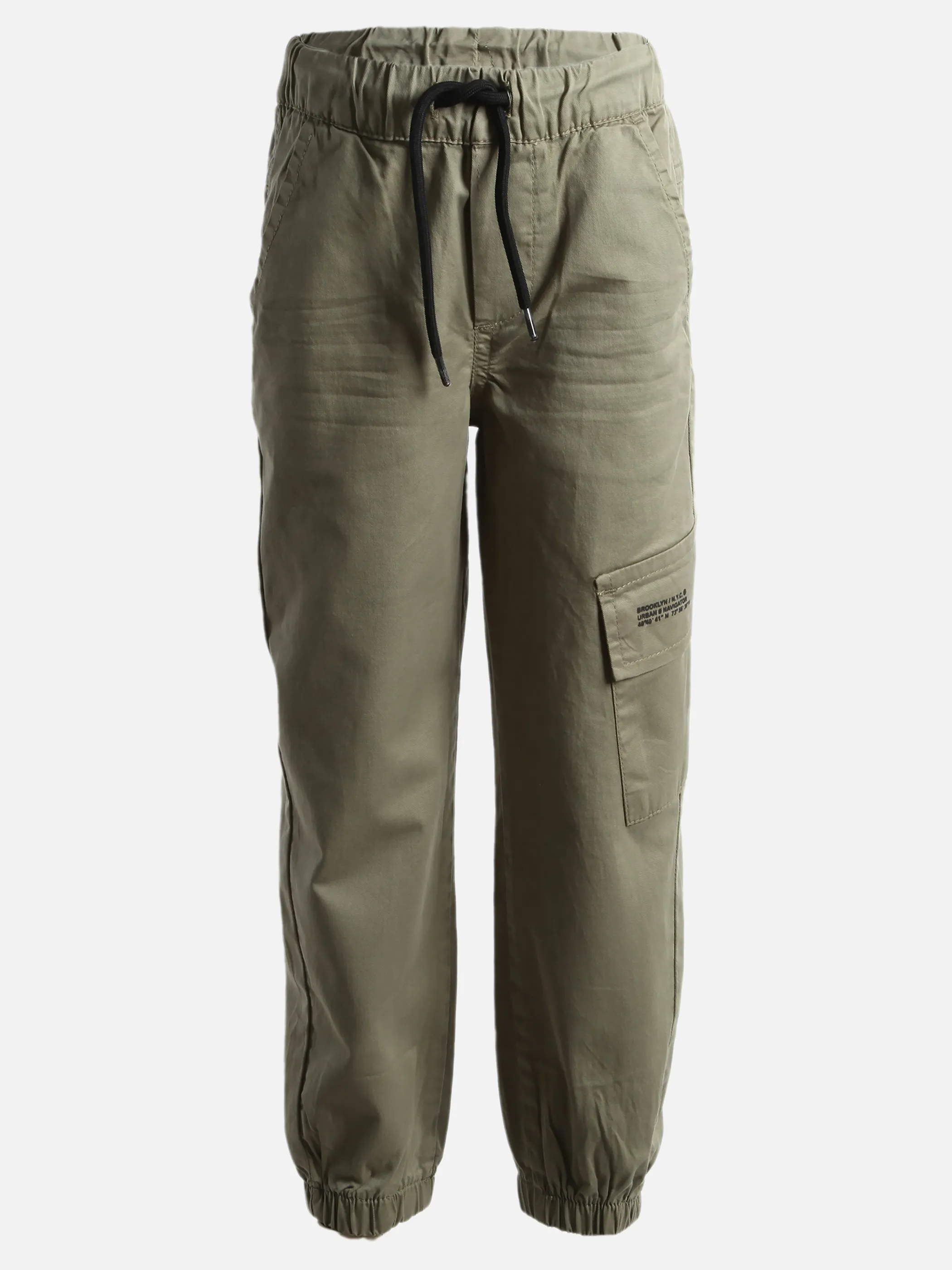 Stop + Go KJ Cargohose mit verstellbarem Bund in olive Oliv 891028 OLIVE 1 Stop + Go KJ Cargohose mit verstellbarem Bund in olive Oliv 891028 OLIVE 1