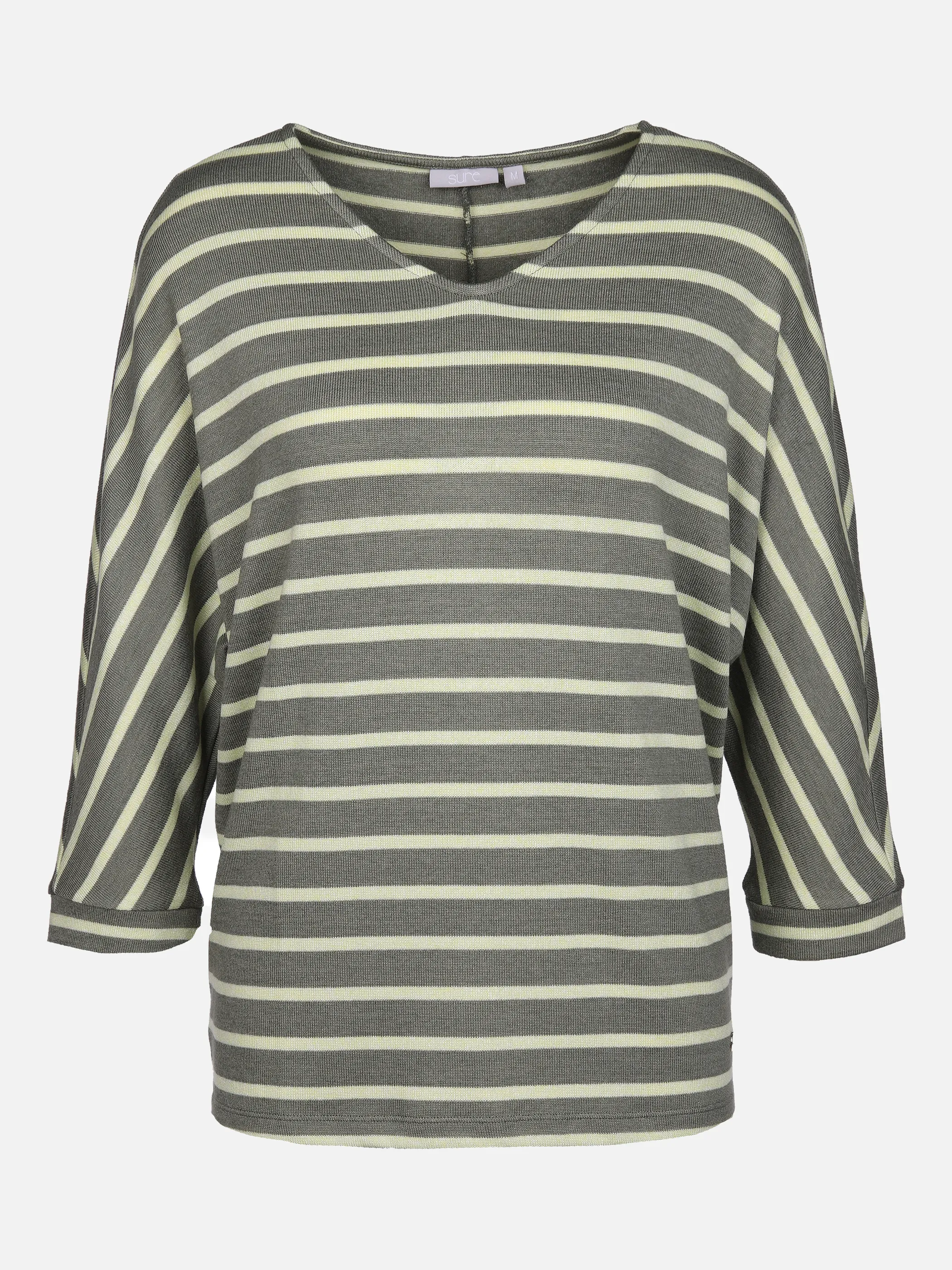 Sure Da-Shirt m. 3/4-Fledermausärme Grün 852284 OLIVE MEL/ 1 Sure Da-Shirt m. 3/4-Fledermausärme Grün 852284 OLIVE MEL/ 1