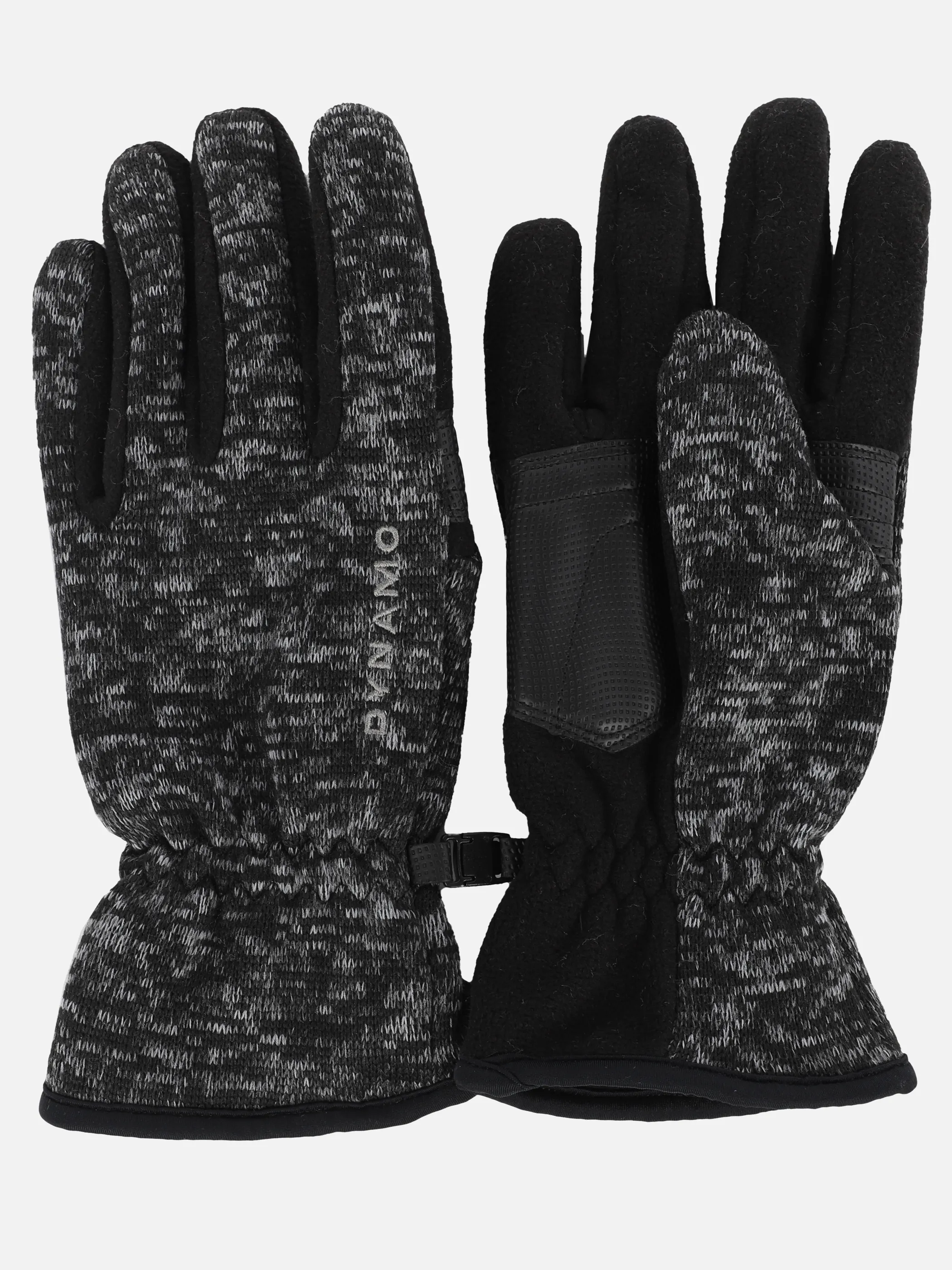 Grinario Sports Sport-Handschuhe gestrickt Schwarz 898539 SW/GRMEL 2