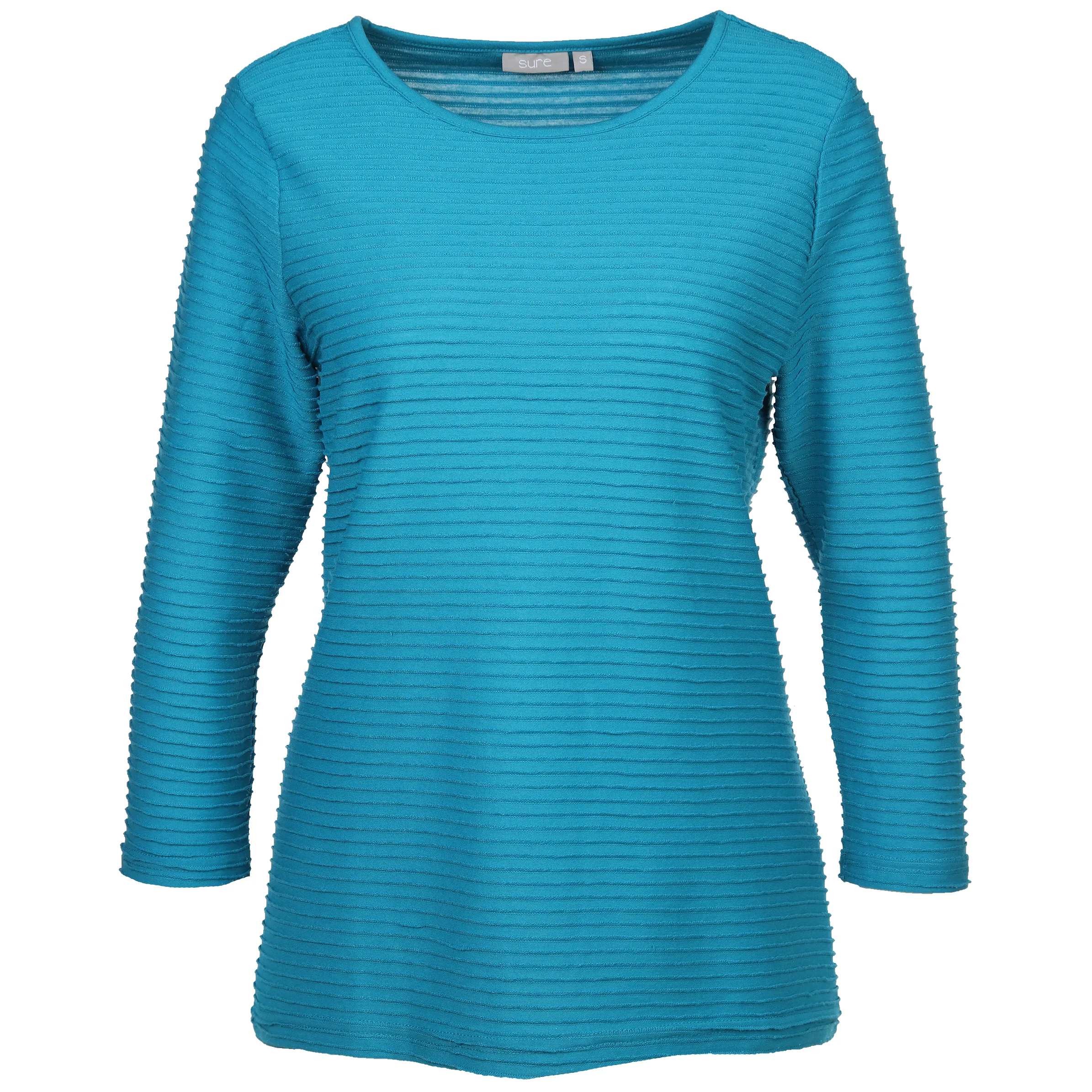 Sure Da-Struktur-Shirt 3/4 Arm Blau 880336 BRIGHT SKY 1 Sure Da-Struktur-Shirt 3/4 Arm Blau 880336 BRIGHT SKY 1