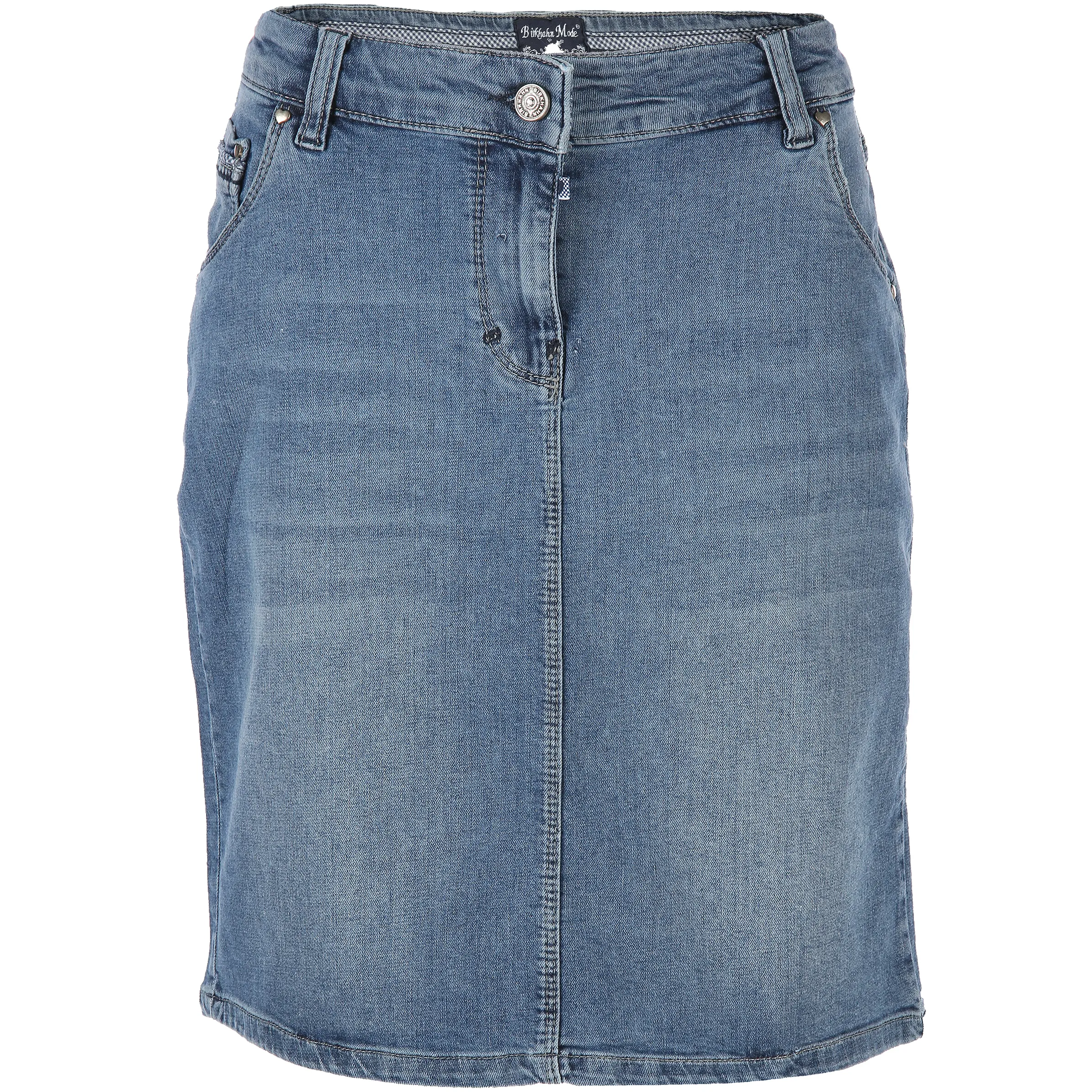 Birkhahn Mode und Tracht Da-Landhausjeansrock Blau 788088 BLAU DENIM 1