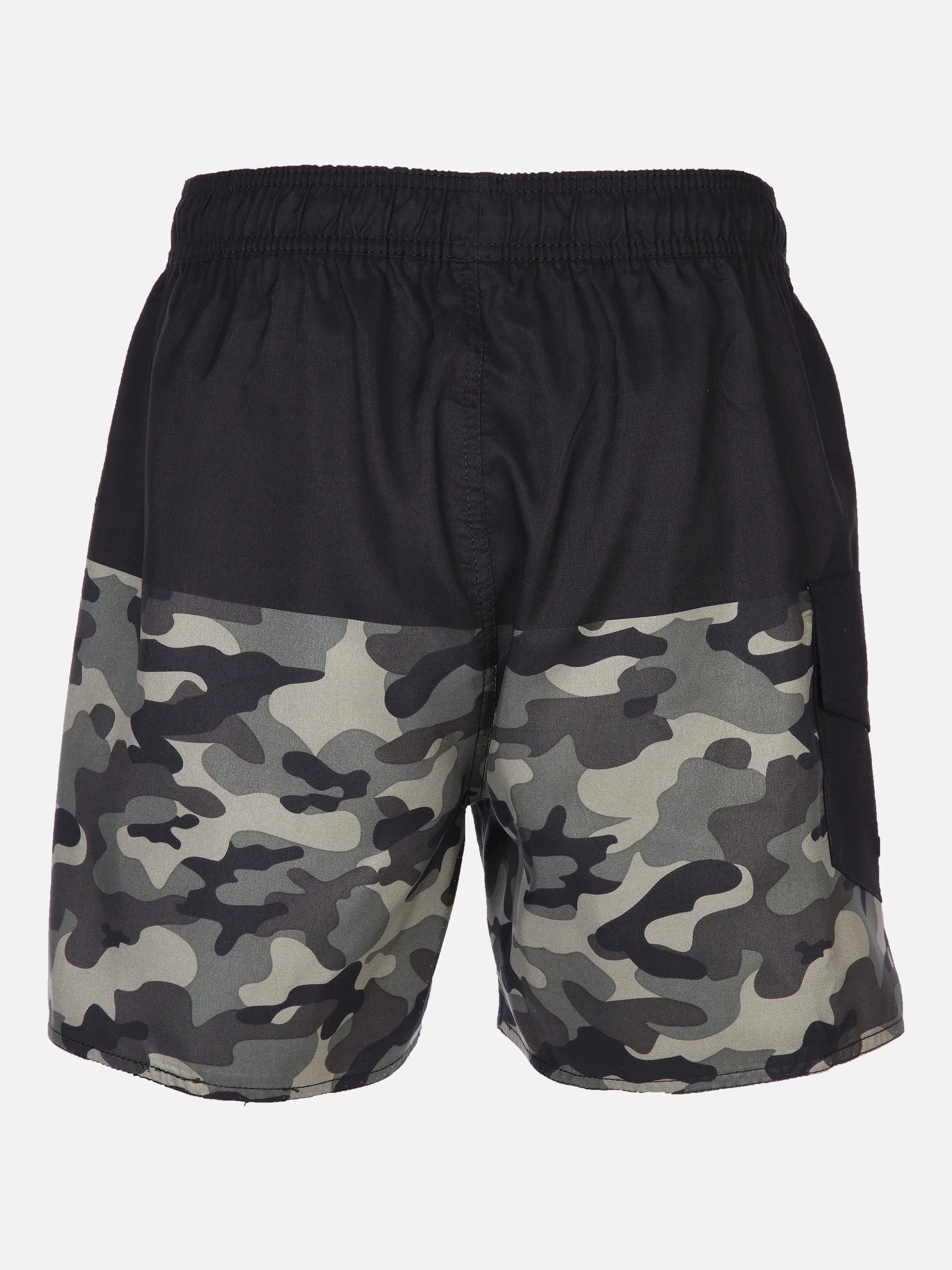 Grinario Sports He-Badeshorts mit Camouflage-M Schwarz 861322 SCHWARZ/CA 2